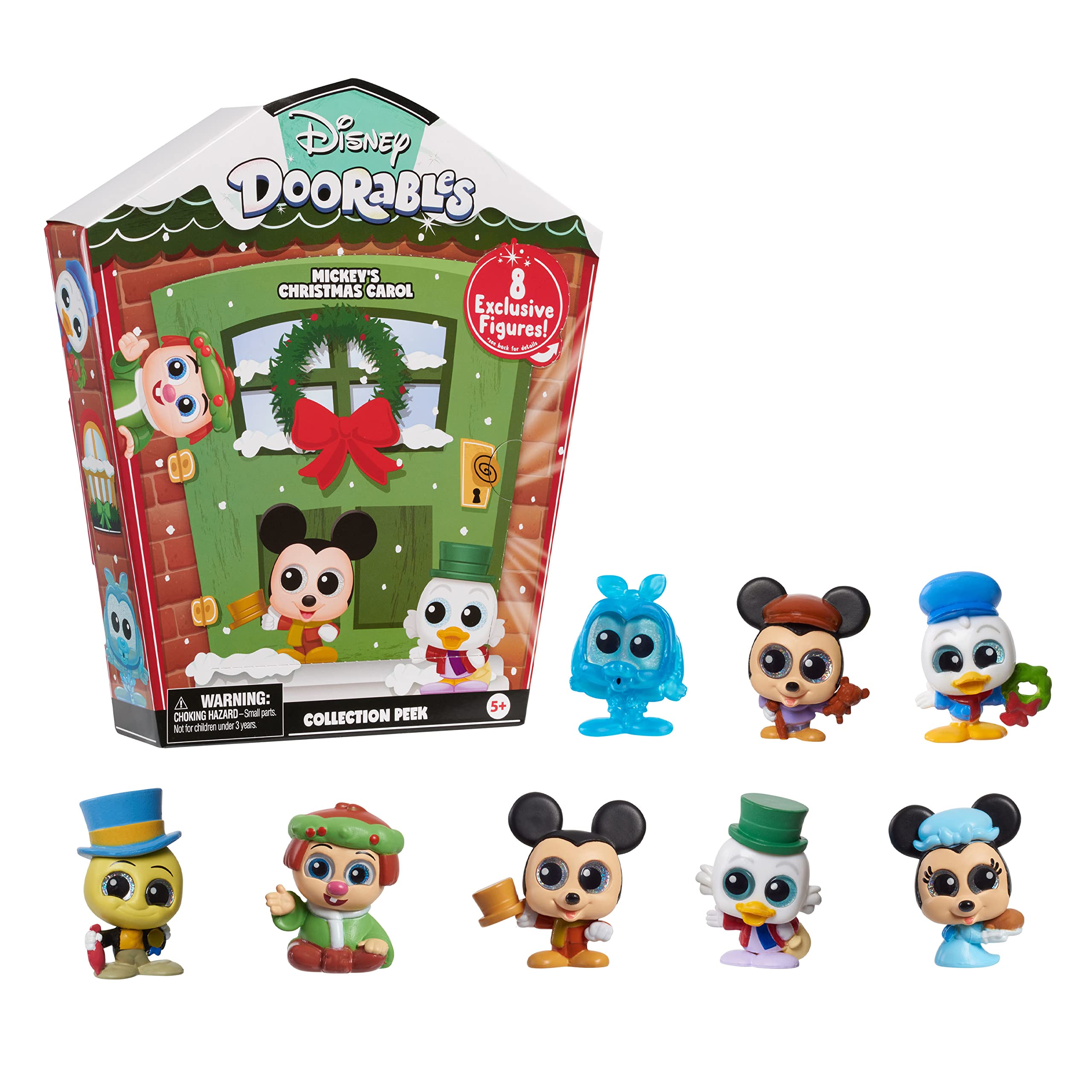 Paquete de Coleccionista Disney Doorables Mickey's Christmas Carol - Venta Internacional