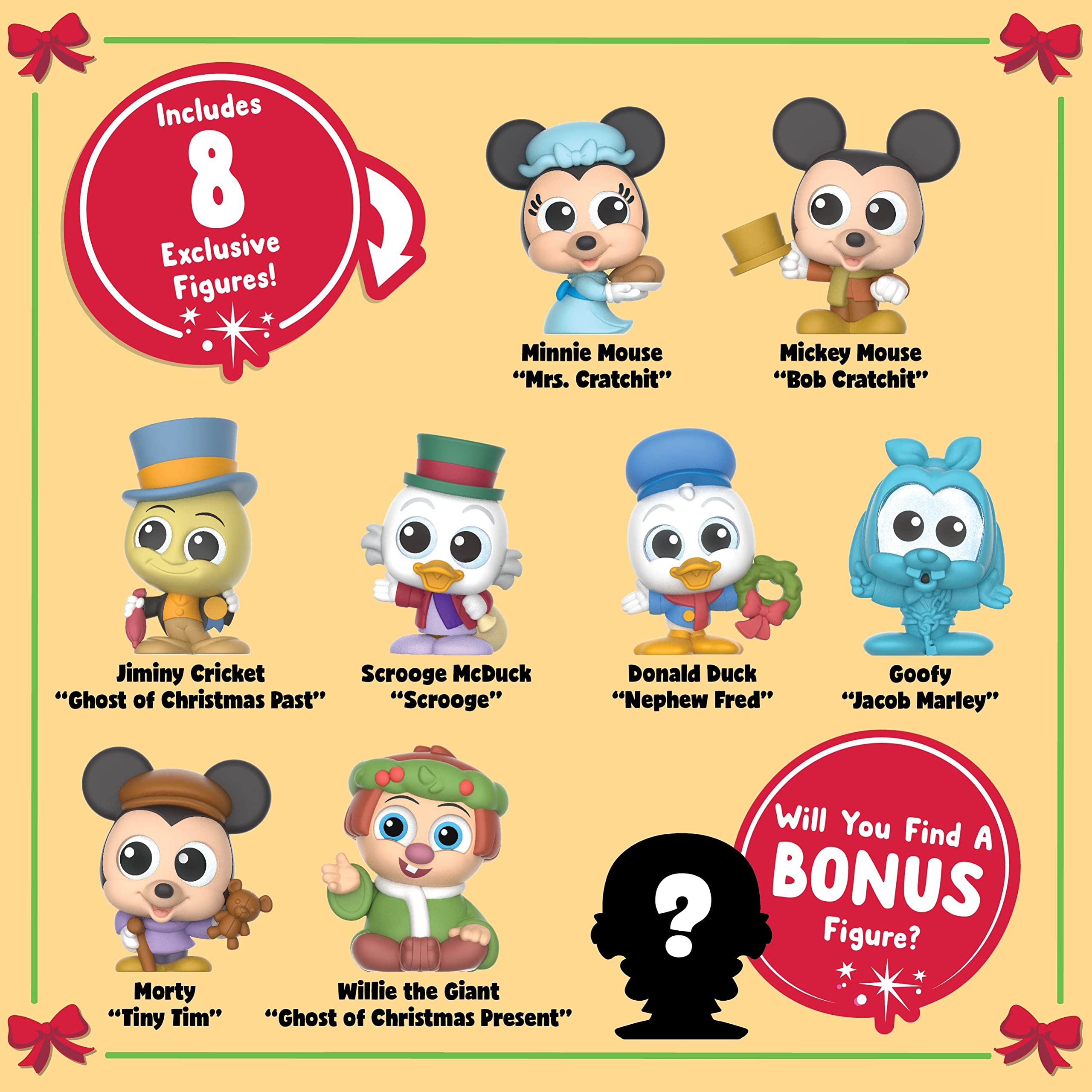 Foto 7 pulgar | Paquete de Coleccionista Disney Doorables Mickey's Christmas Carol - Venta Internacional