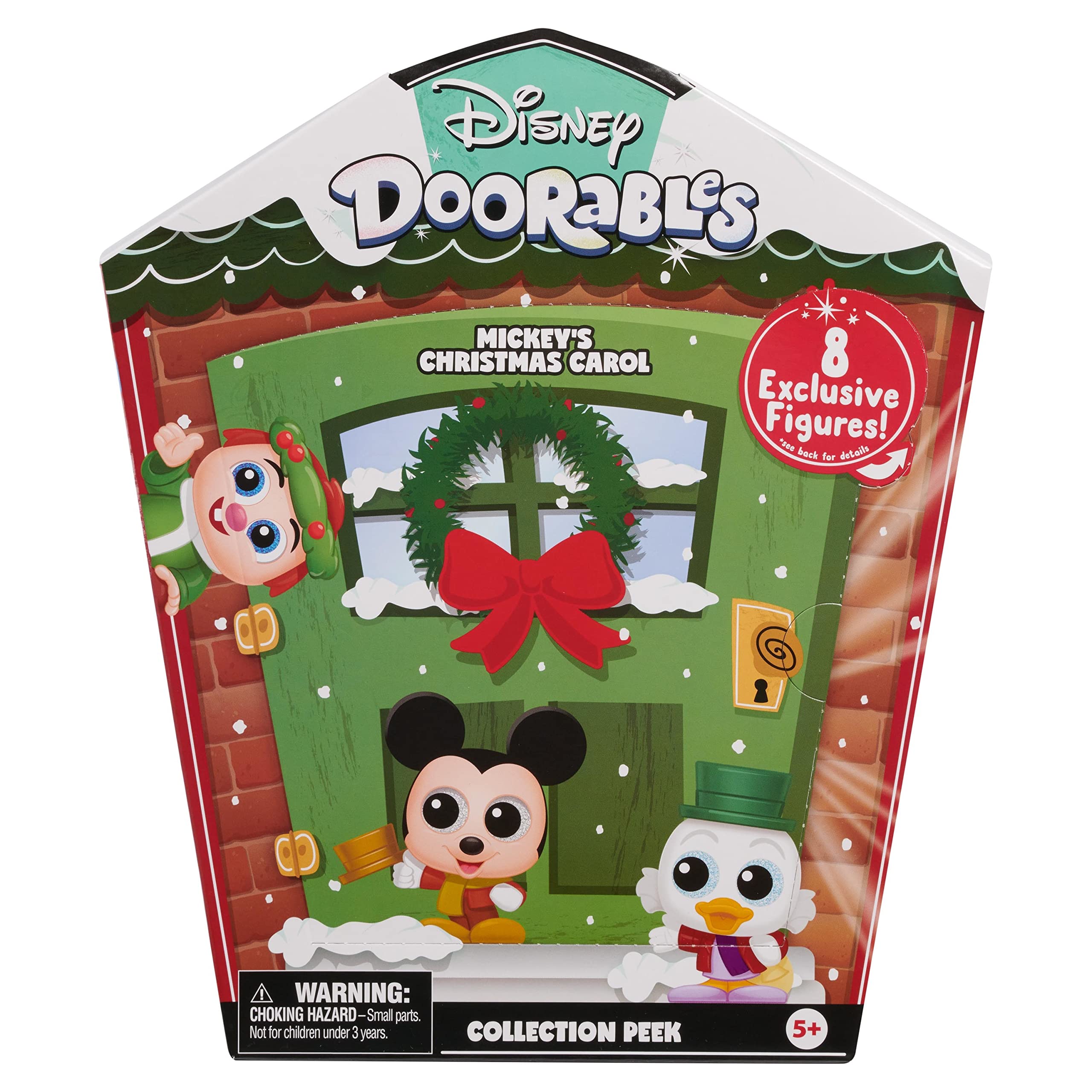 Foto 8 pulgar | Paquete de Coleccionista Disney Doorables Mickey's Christmas Carol - Venta Internacional