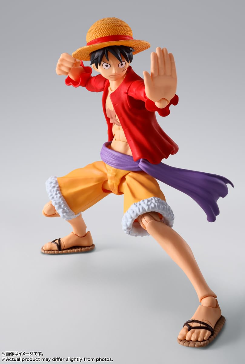 Foto 4 pulgar | Figura De Acción Monkey D. Luffy Tamashii Nations One Piece   - Venta Internacional.