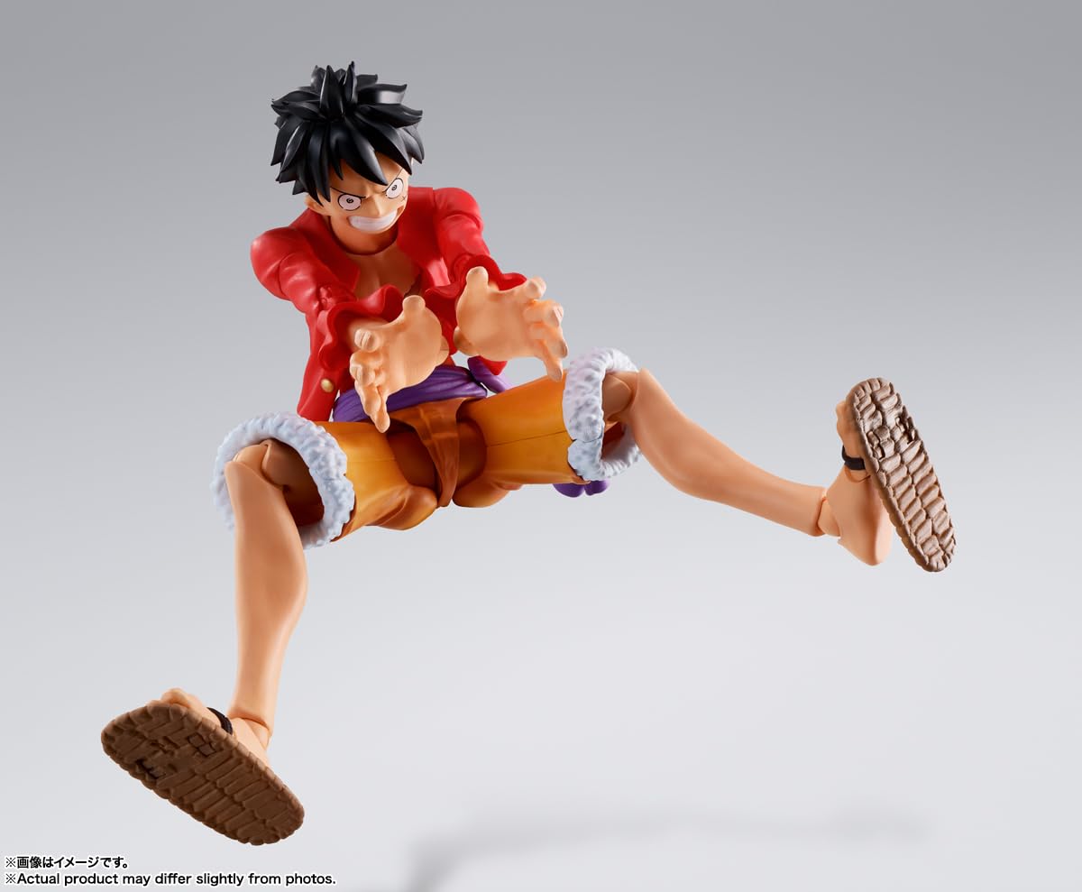 Foto 5 pulgar | Figura De Acción Monkey D. Luffy Tamashii Nations One Piece   - Venta Internacional.