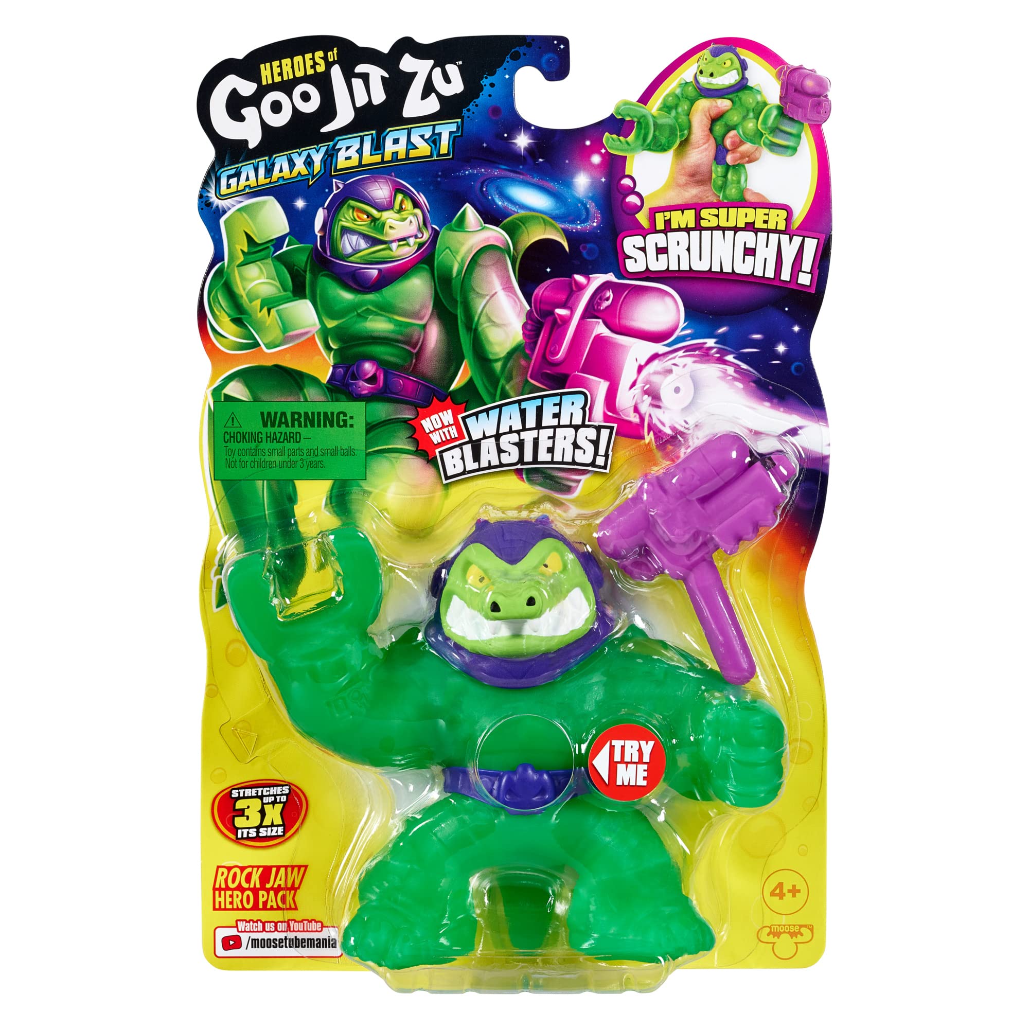 Foto 3 pulgar | Figura de Acción Heroes Of Goo Jit Zu Galaxy Blast Rock Jaw - Venta Internacional
