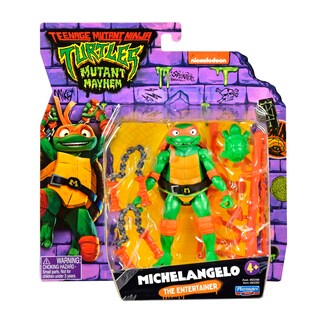 Foto 6 | Figura de Acción Teenage Mutant Ninja Turtles Michelangelo 10 cm - Venta Internacional