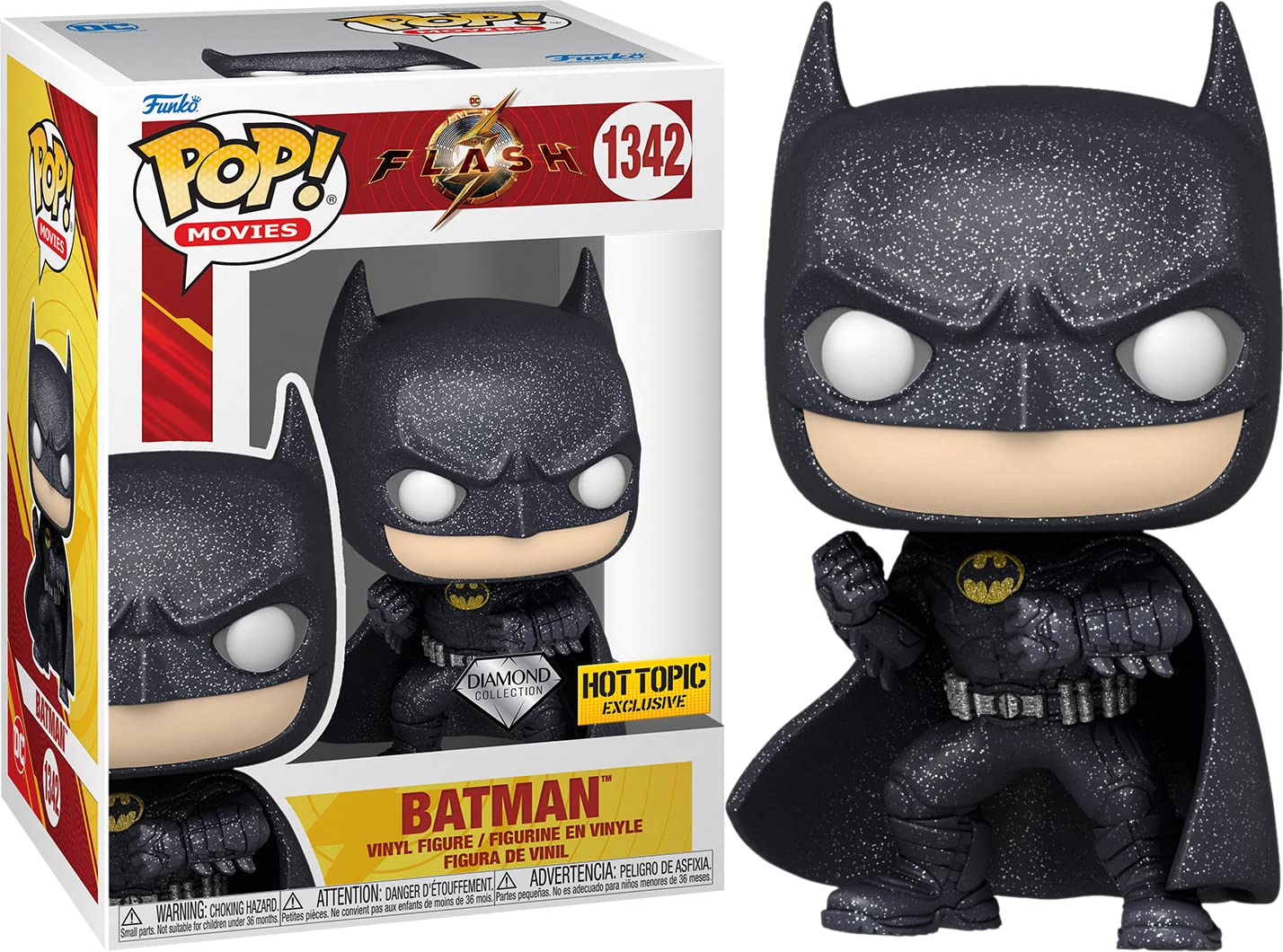 Foto 2 pulgar | Figura de Vinilo Funko Pop The Flash Batman Diamond Hot Topic - Venta Internacional