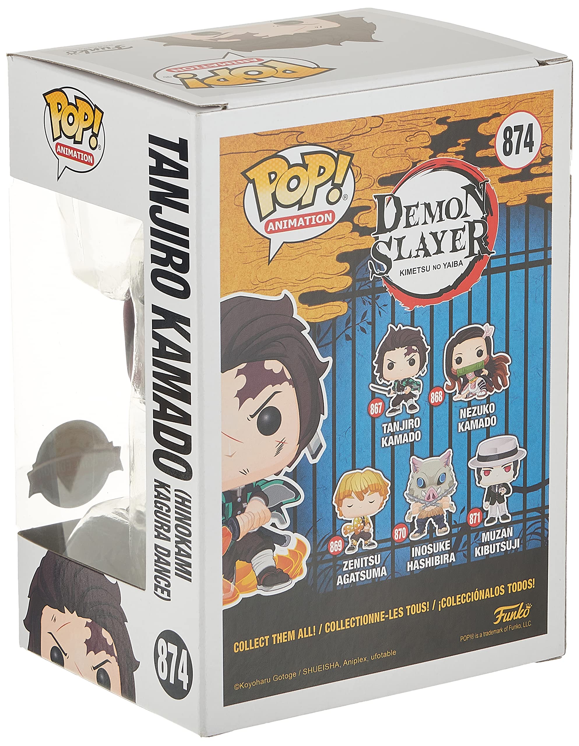 Foto 4 | Funko Pop! El Cazador de Demonios Tanjiro Kamado con Flaming Blade - Venta Internacional