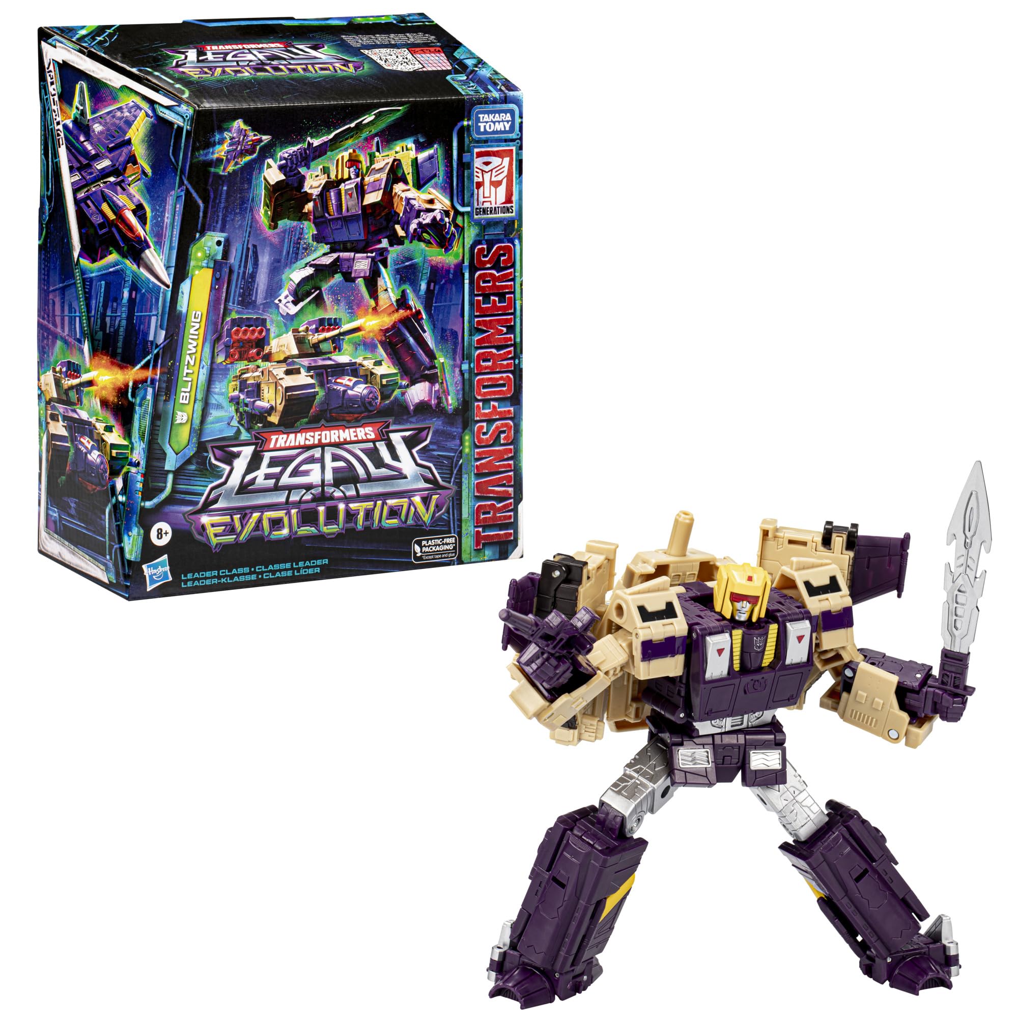 Foto 5 pulgar | Figura de Acción Transformers Legacy Evolution Blitzwing de 18 cm - Venta Internacional