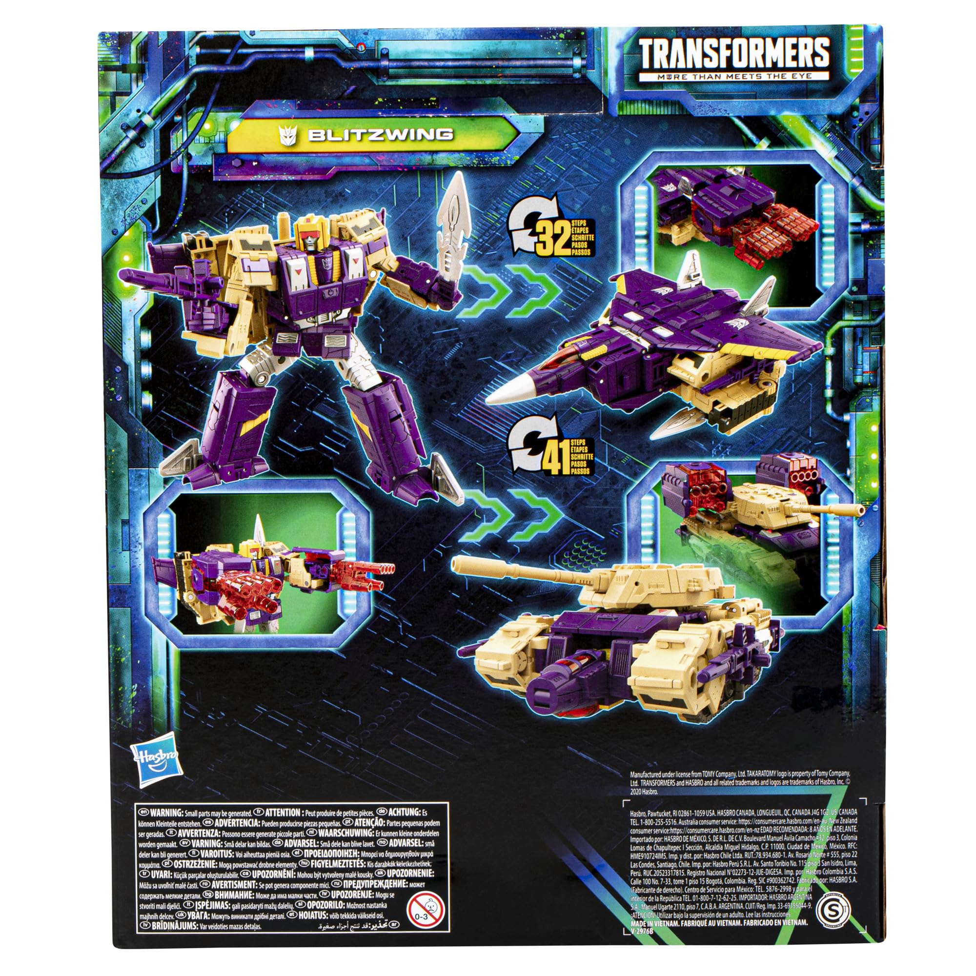 Foto 6 | Figura de Acción Transformers Legacy Evolution Blitzwing de 18 cm - Venta Internacional