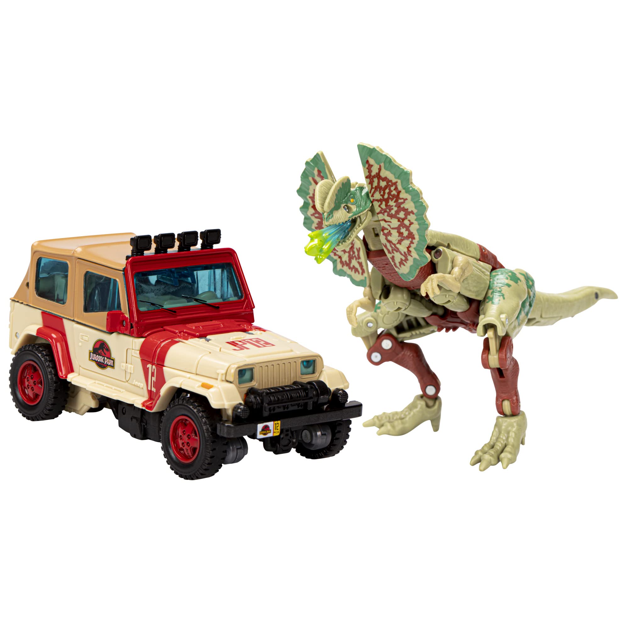 Foto 2 pulgar | Figuras de Acción Transformers Collaborative Jurassic Park - Venta Internacional