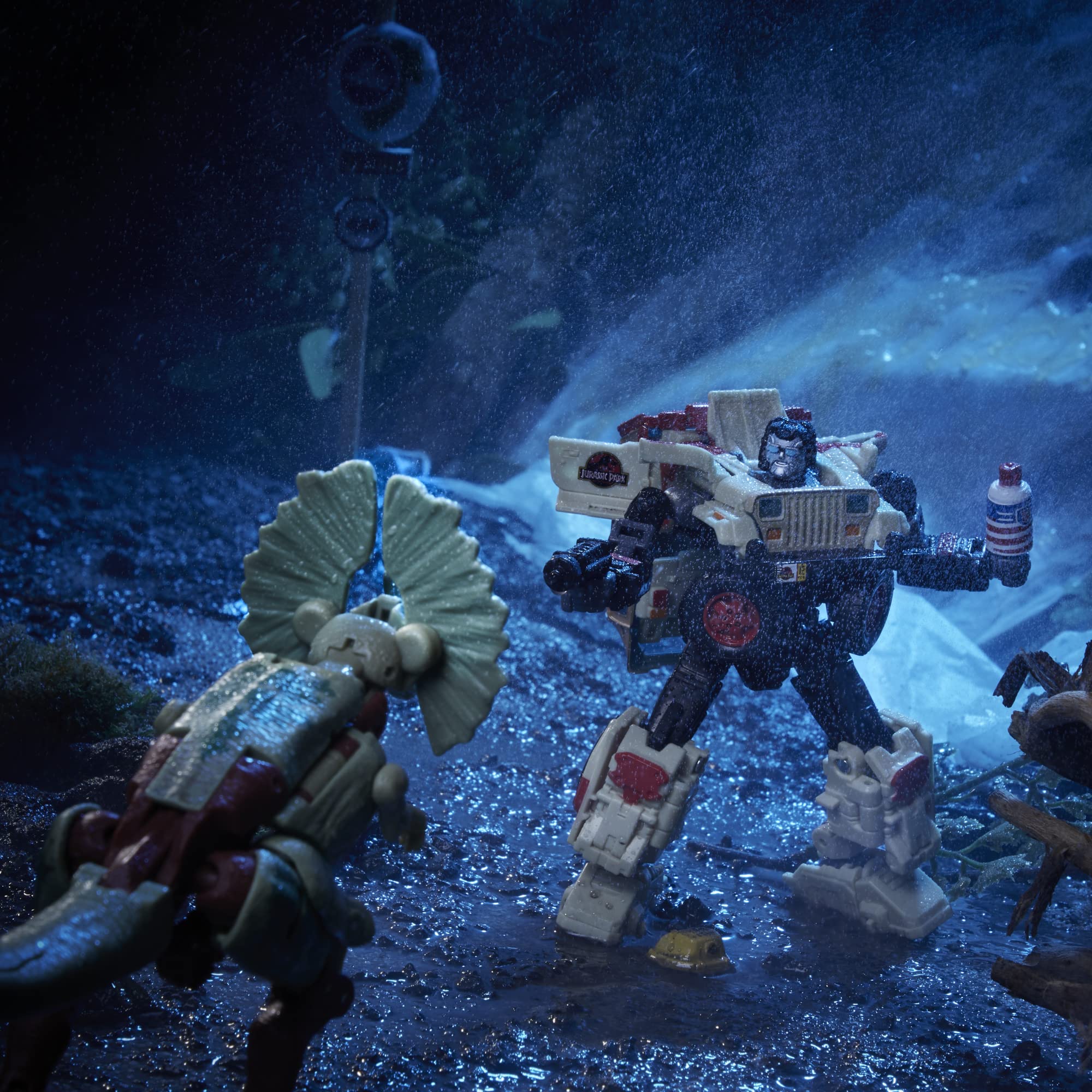 Foto 6 | Figuras de Acción Transformers Collaborative Jurassic Park - Venta Internacional