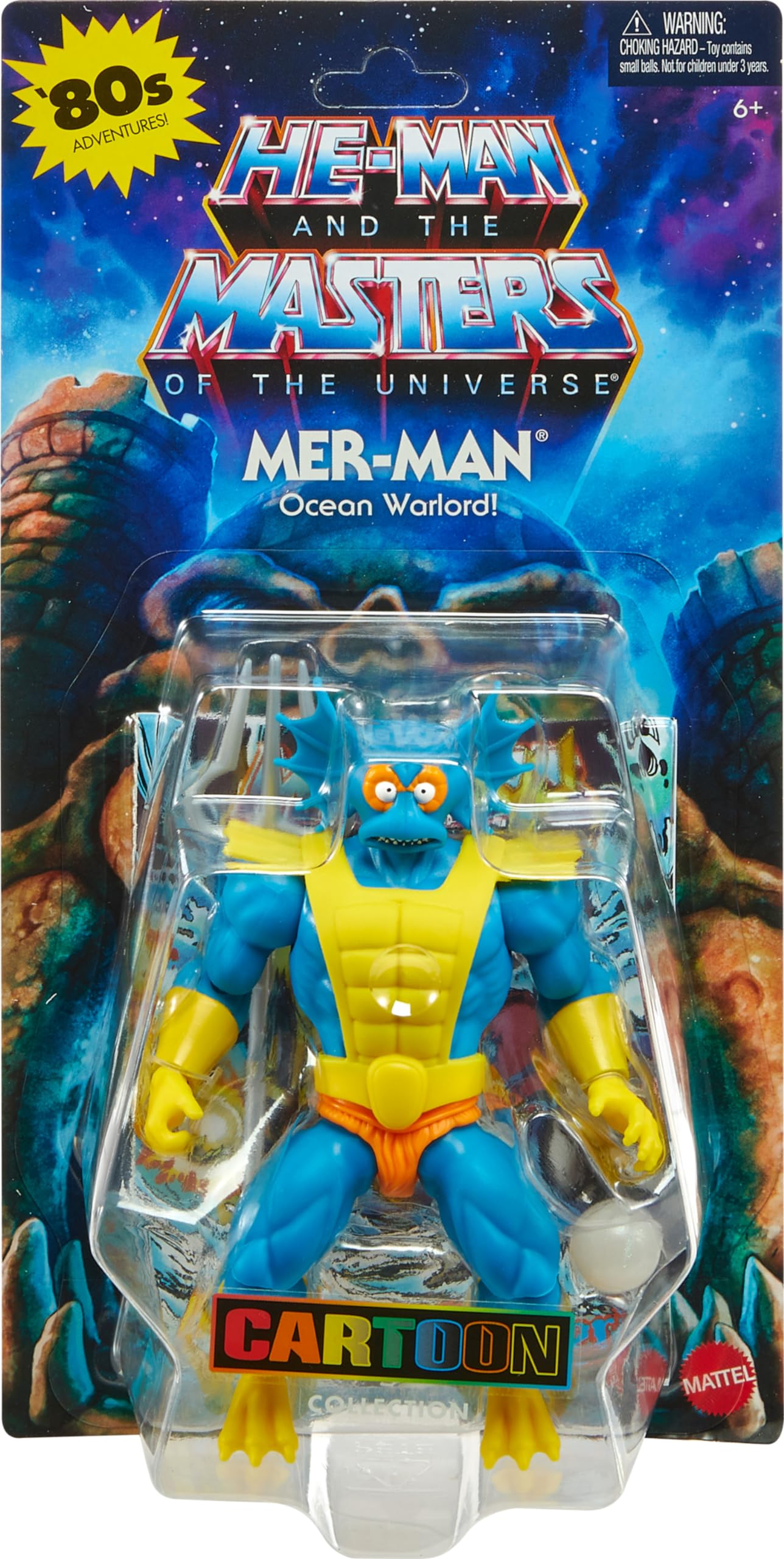 Foto 3 pulgar | Figura de Acción Mattel Masters Of The Universe Mer-Man 14 cm - Venta Internacional