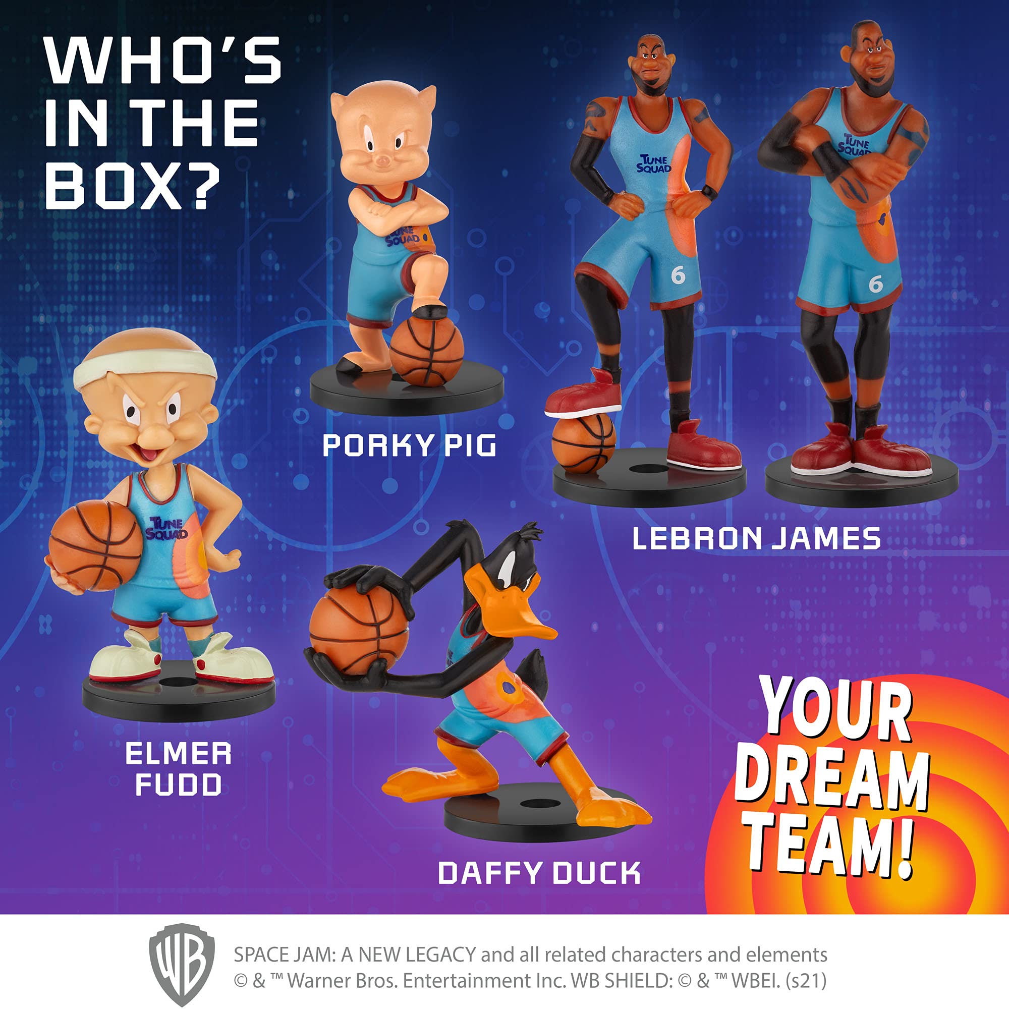 Foto 4 | Colección de 13 Adornos para Lápices Space Jam: A New Legacy - Venta Internacional