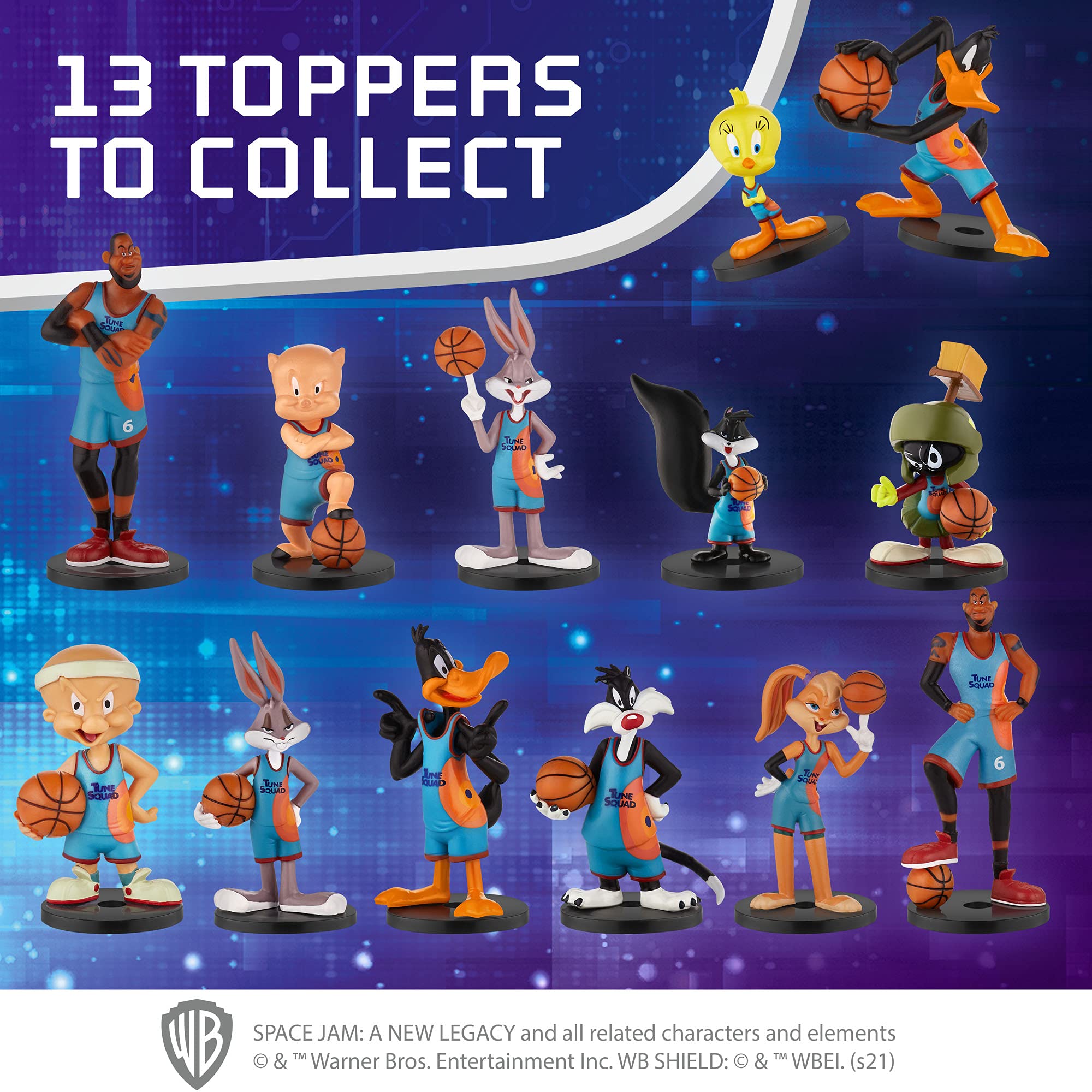 Foto 6 pulgar | Colección de 13 Adornos para Lápices Space Jam: A New Legacy - Venta Internacional