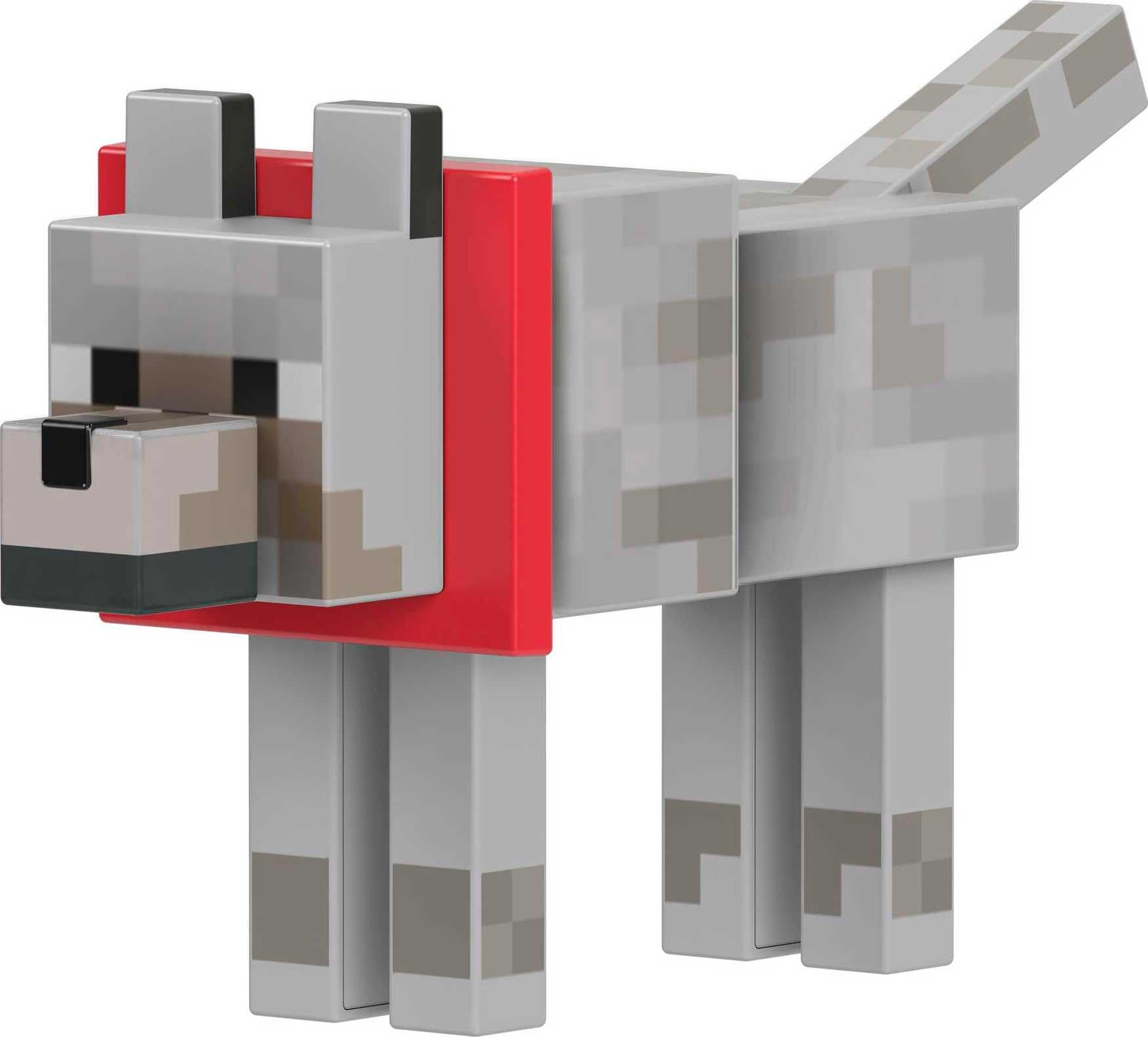 Foto 3 pulgar | Figura de Acción Mattel Minecraft Diamond Level Wolf - Venta Internacional