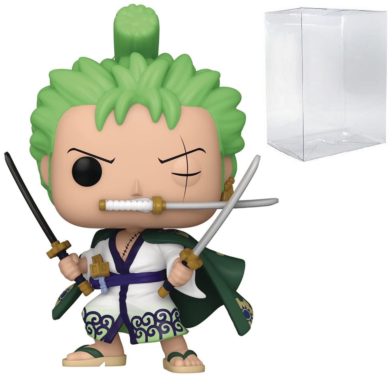 Figura De Vinilo Funko Pop De Una Pieza Roronoa Zoro Con Protector - Venta Internacional