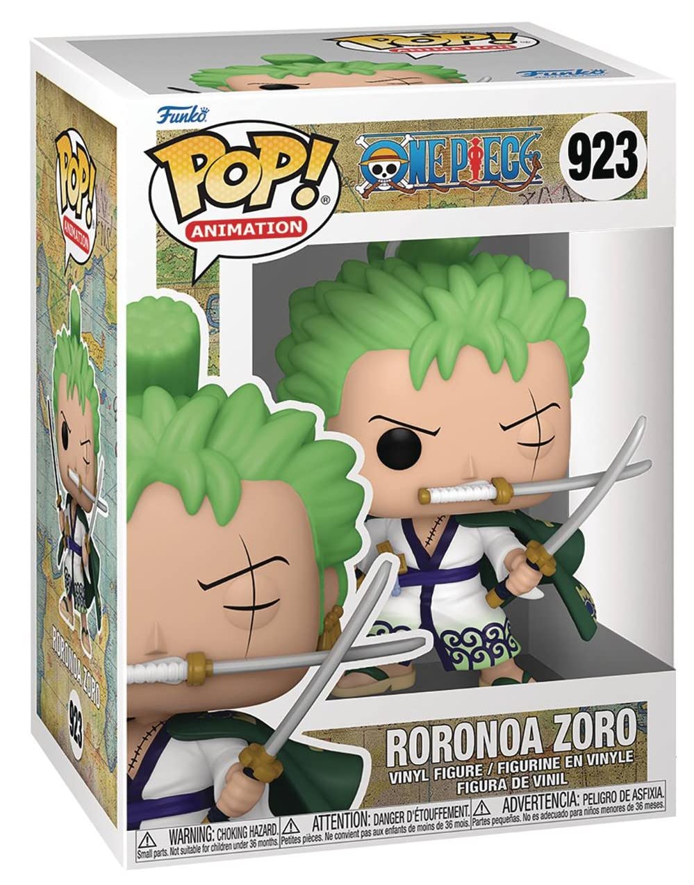 Foto 4 pulgar | Figura De Vinilo Funko Pop De Una Pieza Roronoa Zoro Con Protector - Venta Internacional