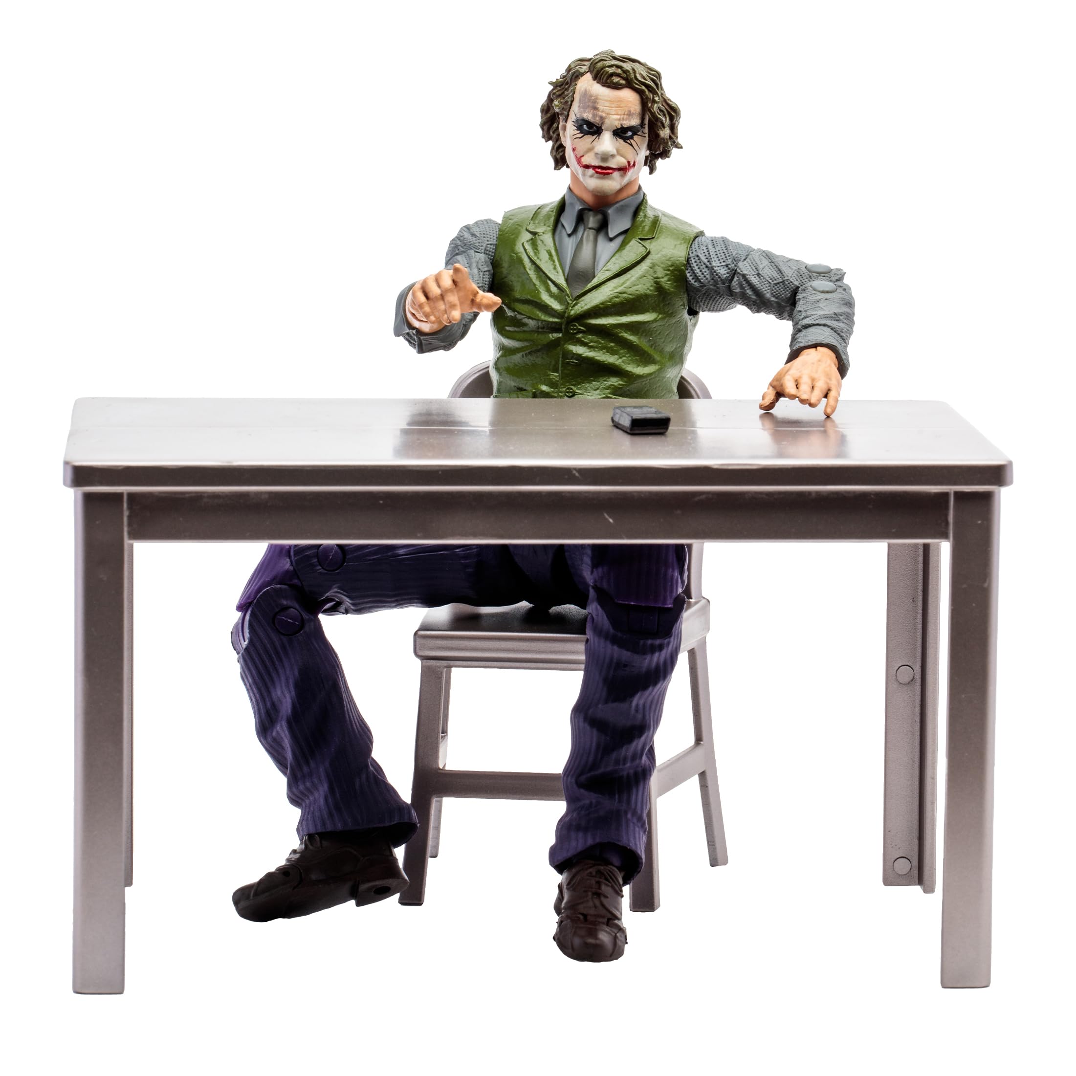 Foto 2 pulgar | Figura de Acción Mcfarlane Dc The Joker In The Cell Dark Knight - Venta Internacional