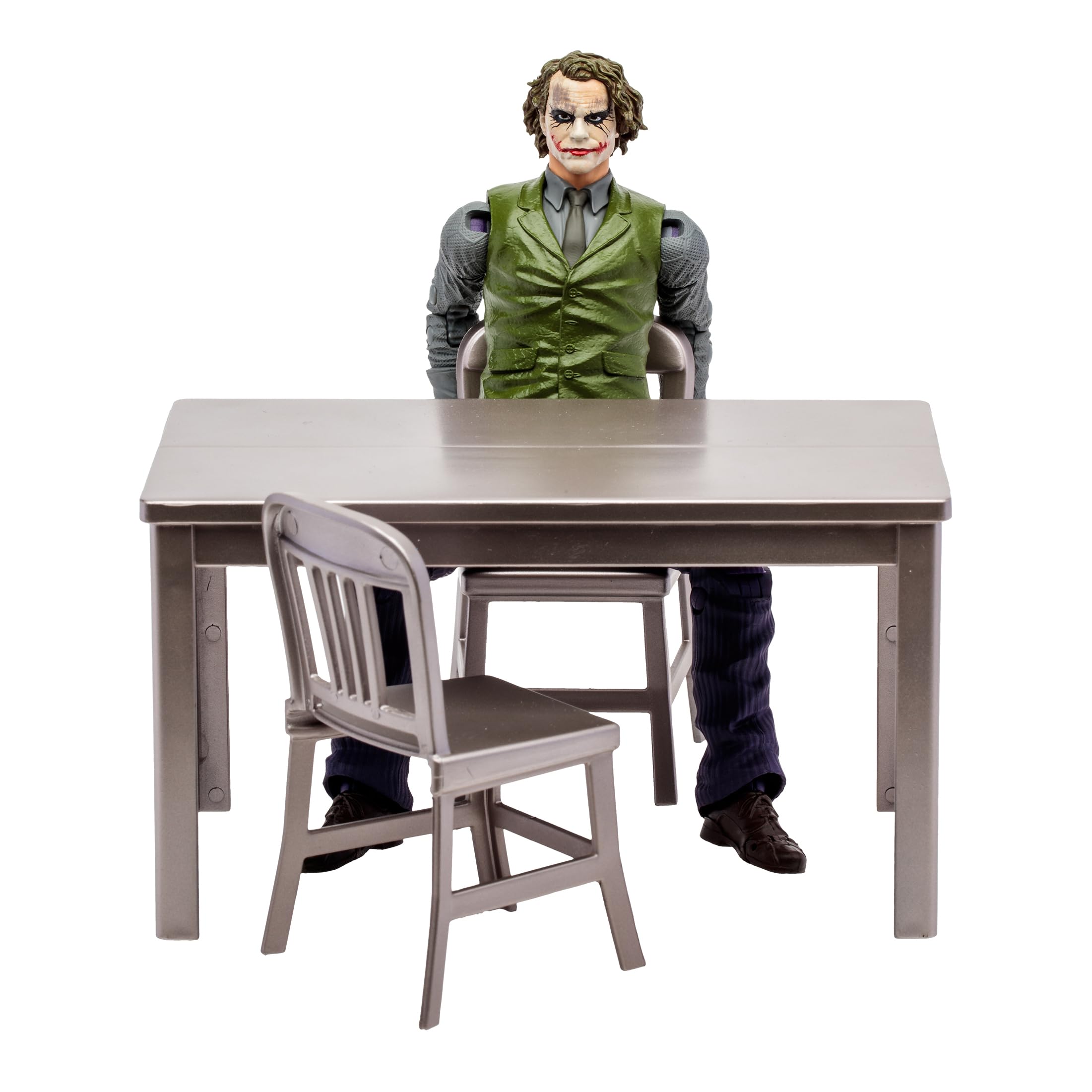 Foto 5 | Figura de Acción Mcfarlane Dc The Joker In The Cell Dark Knight - Venta Internacional