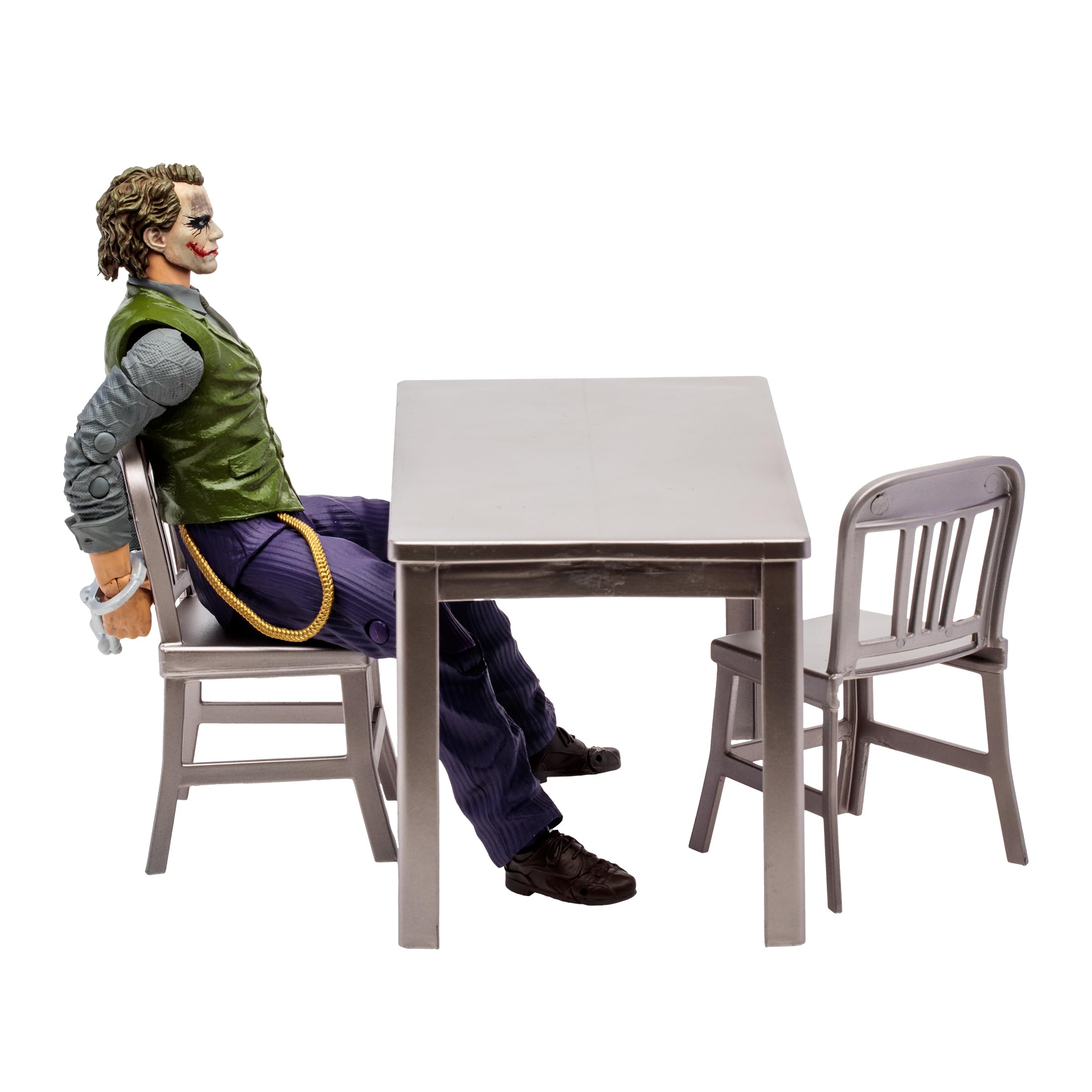 Foto 6 | Figura de Acción Mcfarlane Dc The Joker In The Cell Dark Knight - Venta Internacional