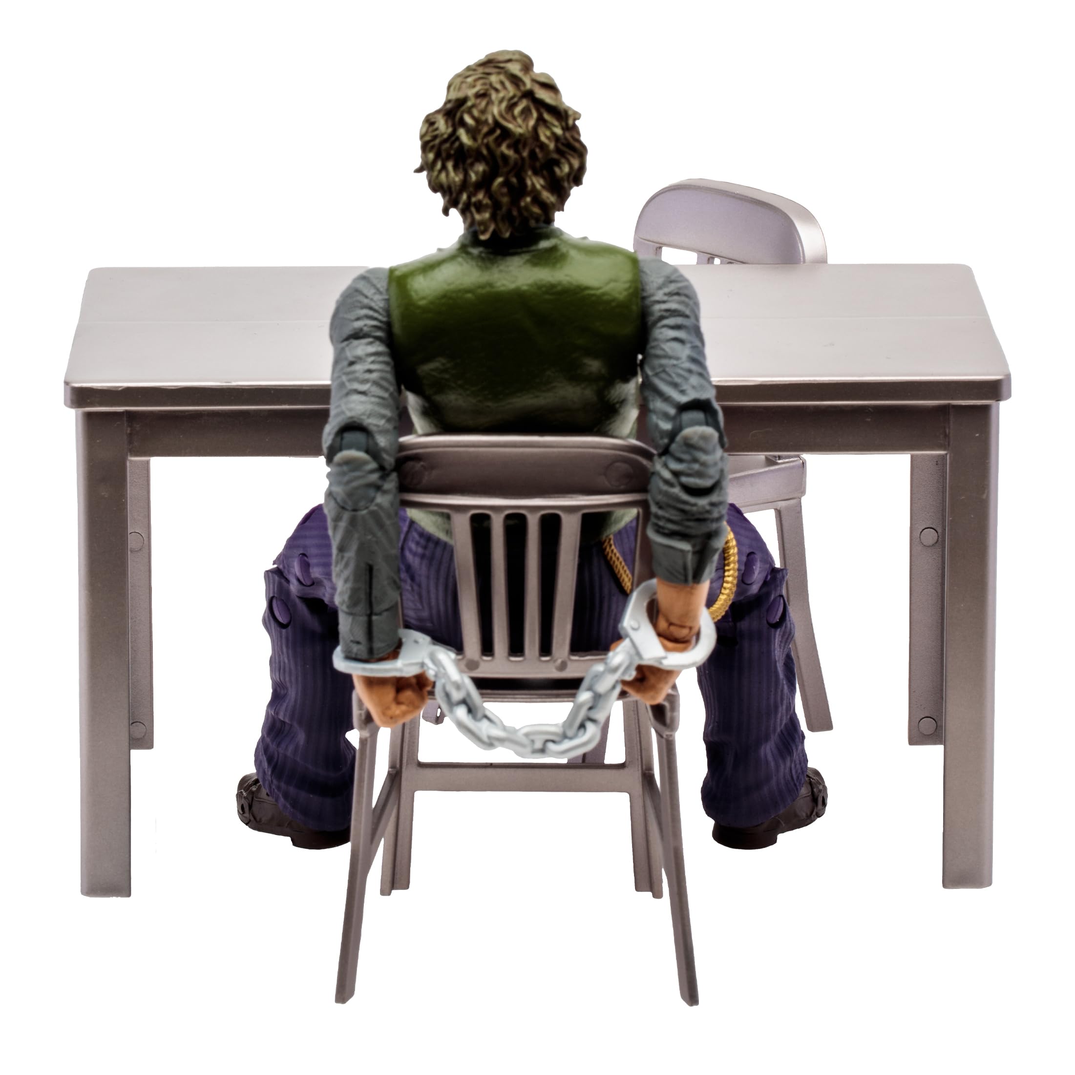 Foto 7 | Figura de Acción Mcfarlane Dc The Joker In The Cell Dark Knight - Venta Internacional