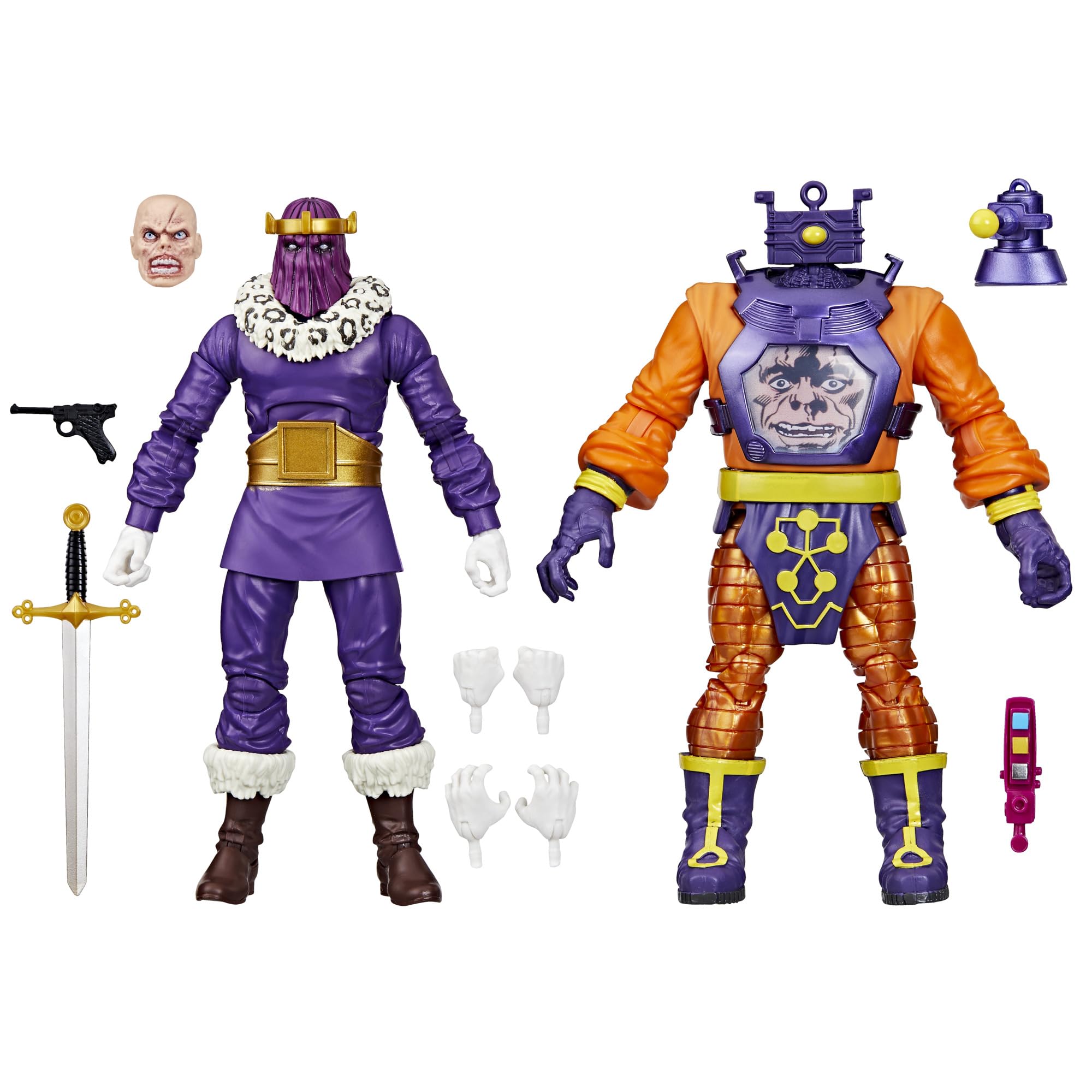 Foto 2 pulgar | Figuras de Acción Marvel Legends Barón Zemo y Arnim Zola 15 cm - Venta Internacional