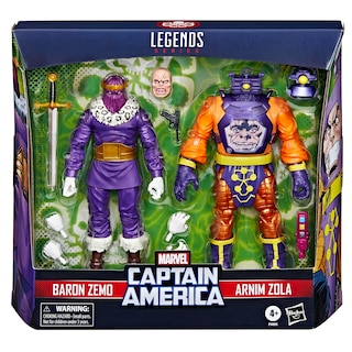 Foto 2 | Figuras de Acción Marvel Legends Barón Zemo y Arnim Zola 15 cm - Venta Internacional