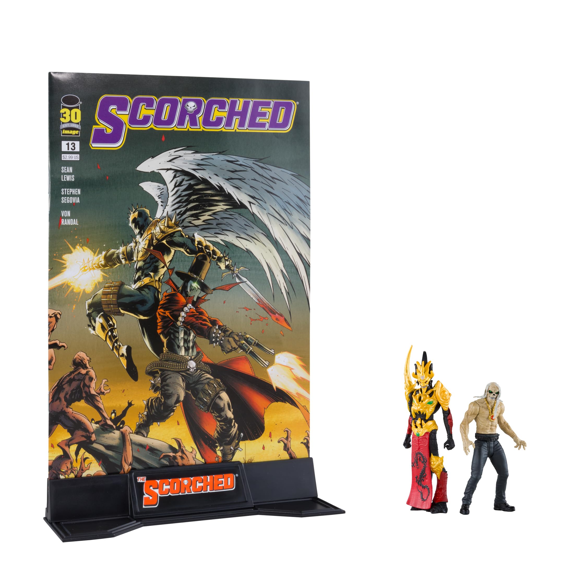 Figuras de Acción Mcfarlane Toys Spawn Page Punchers Paquete de 2 con Cómic - Venta Internacional.