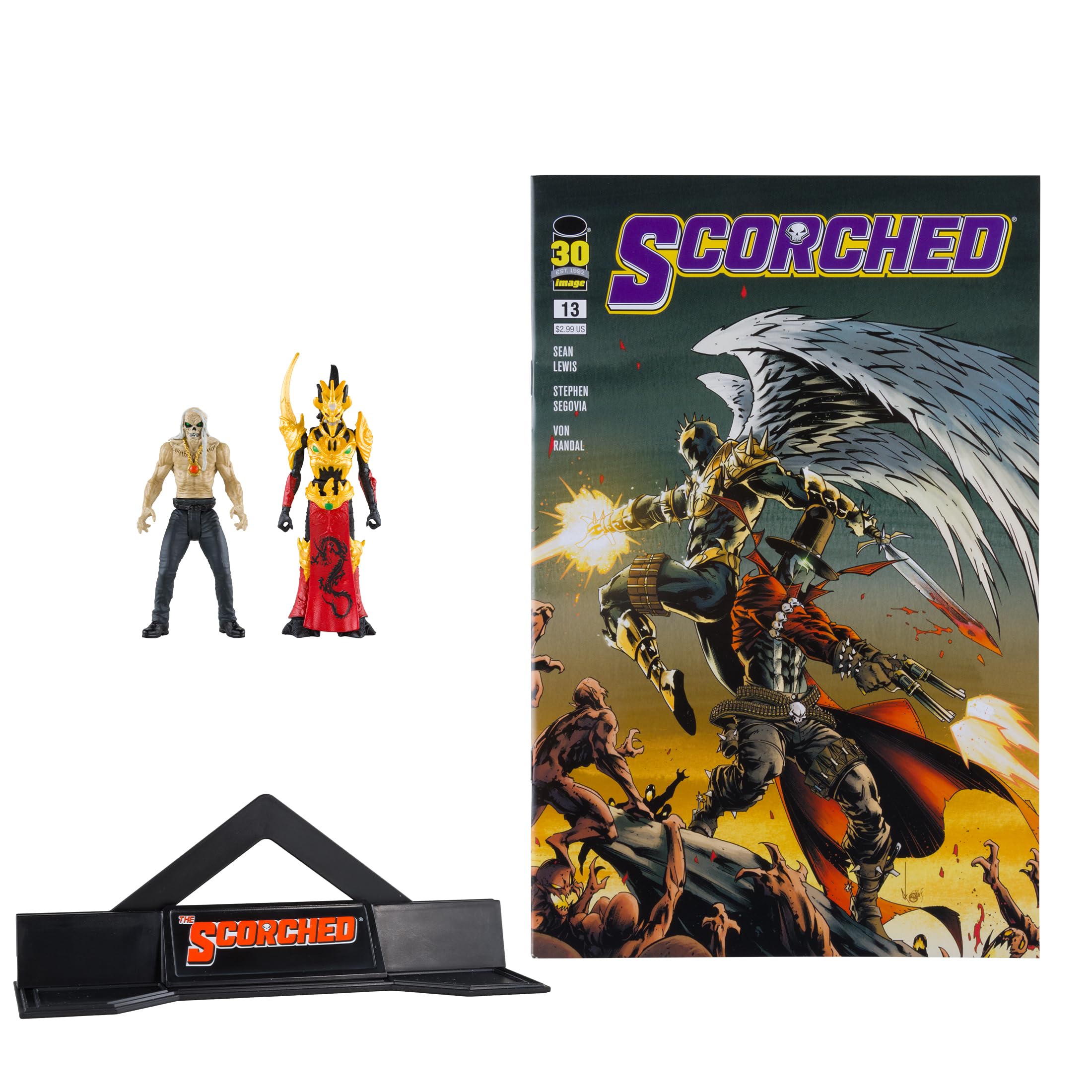Foto 2 | Figuras de Acción Mcfarlane Toys Spawn Page Punchers Paquete de 2 con Cómic - Venta Internacional.