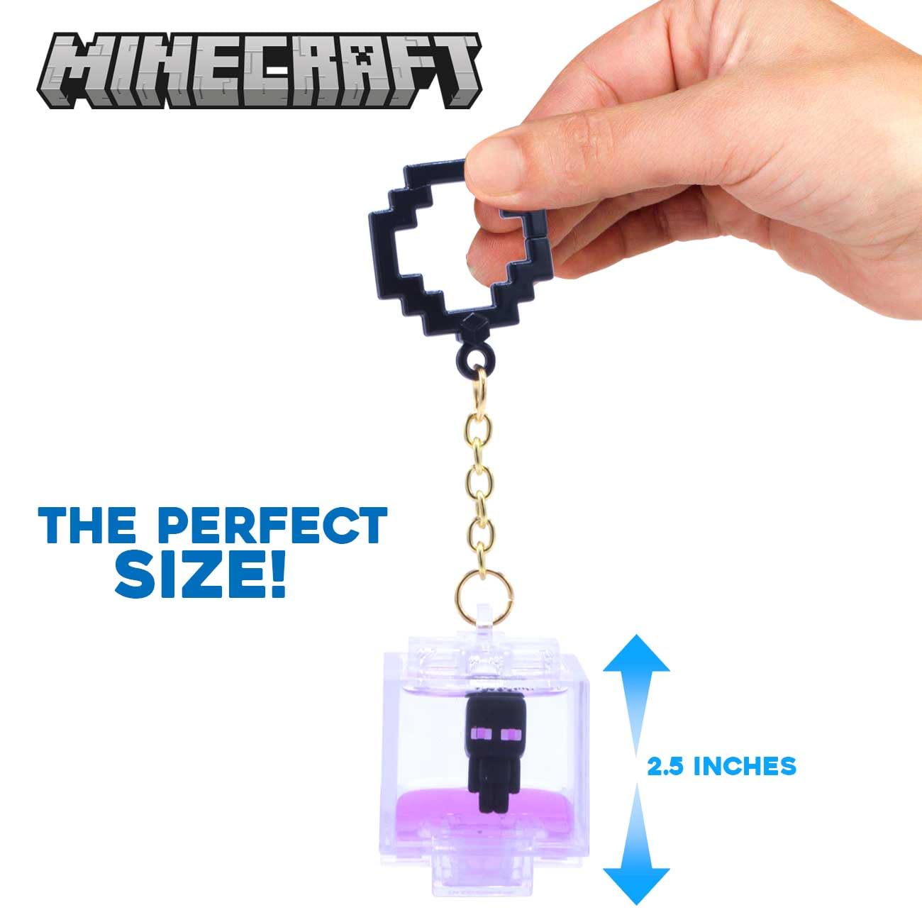 Foto 4 pulgar | Colgador de Mochilas Just Toys Llc Minecraft Charms - Venta Internacional