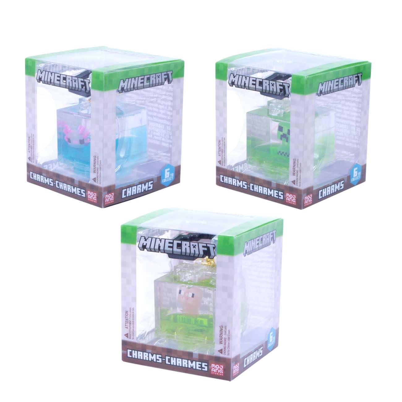 Foto 8 pulgar | Colgador de Mochilas Just Toys Llc Minecraft Charms - Venta Internacional