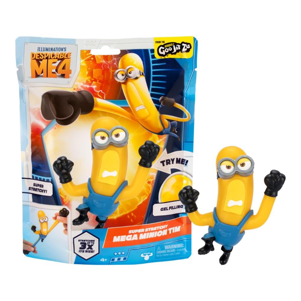 Foto 2 pulgar | Figura de Acción Toy Minions Despicable Me 4 Super Stretchy Tim - Venta Internacional