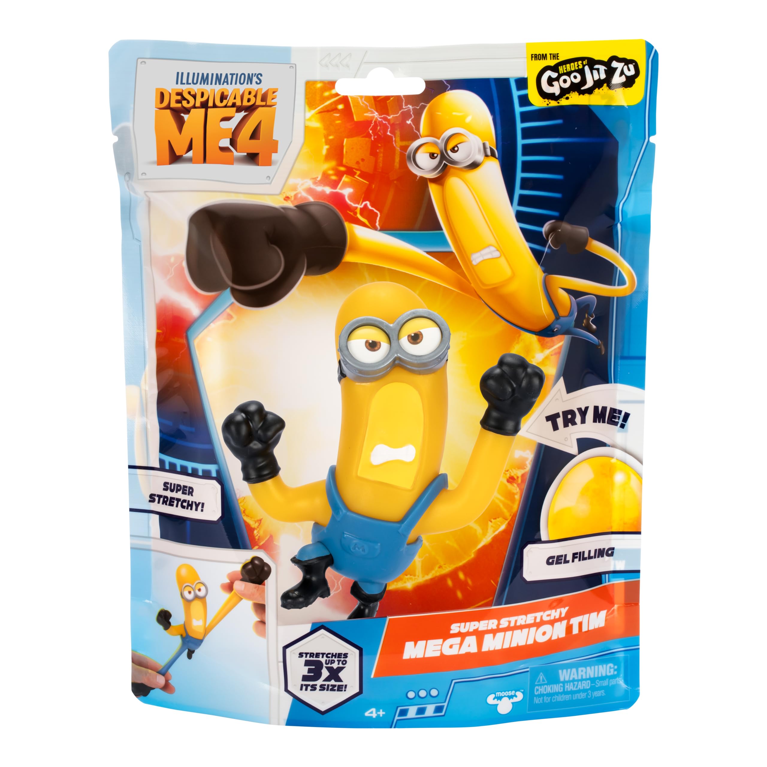 Foto 5 pulgar | Figura de Acción Toy Minions Despicable Me 4 Super Stretchy Tim - Venta Internacional