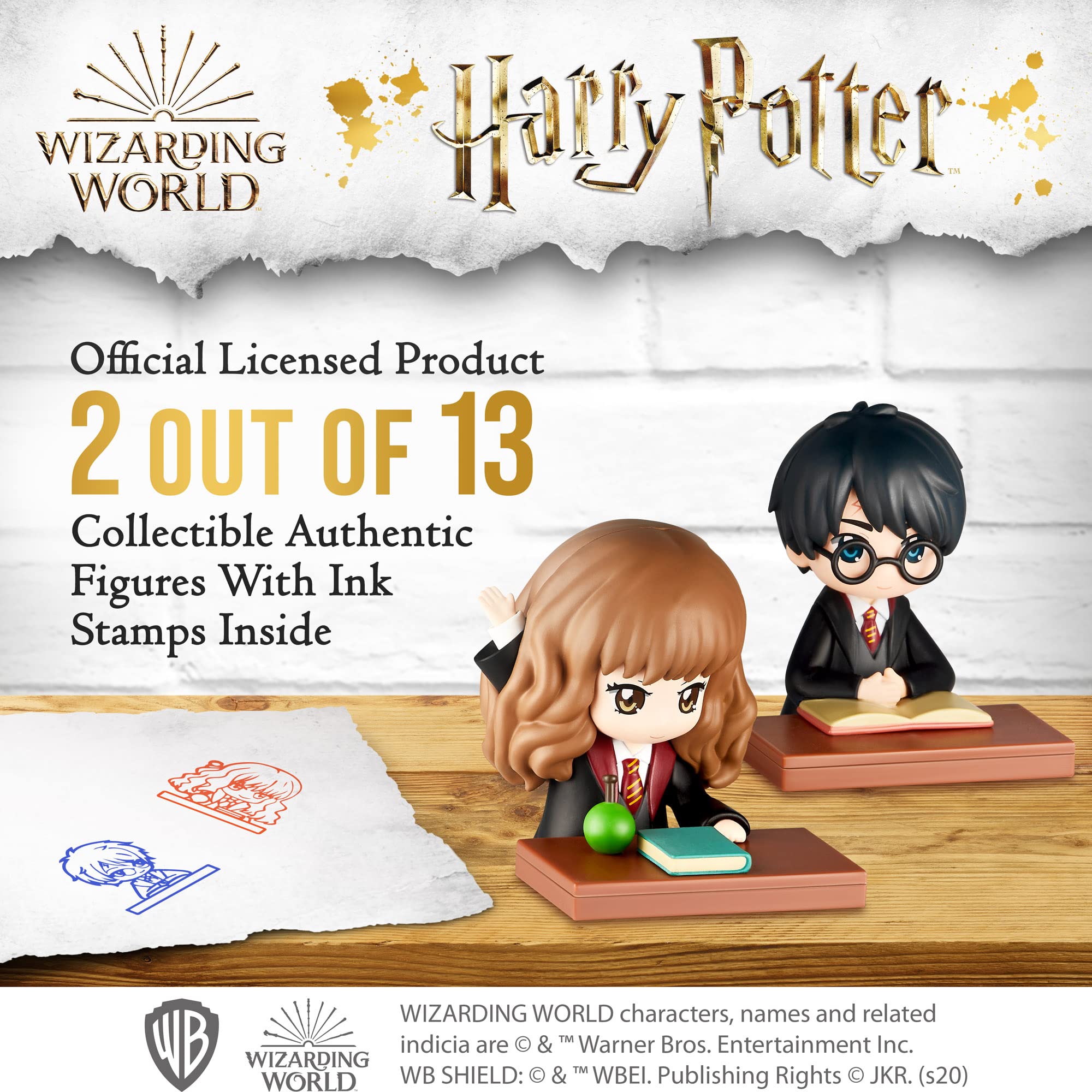 Foto 4 pulgar | Colección de Sellos Harry y Hermione en Clase 2 Piezas  - Venta Internacional