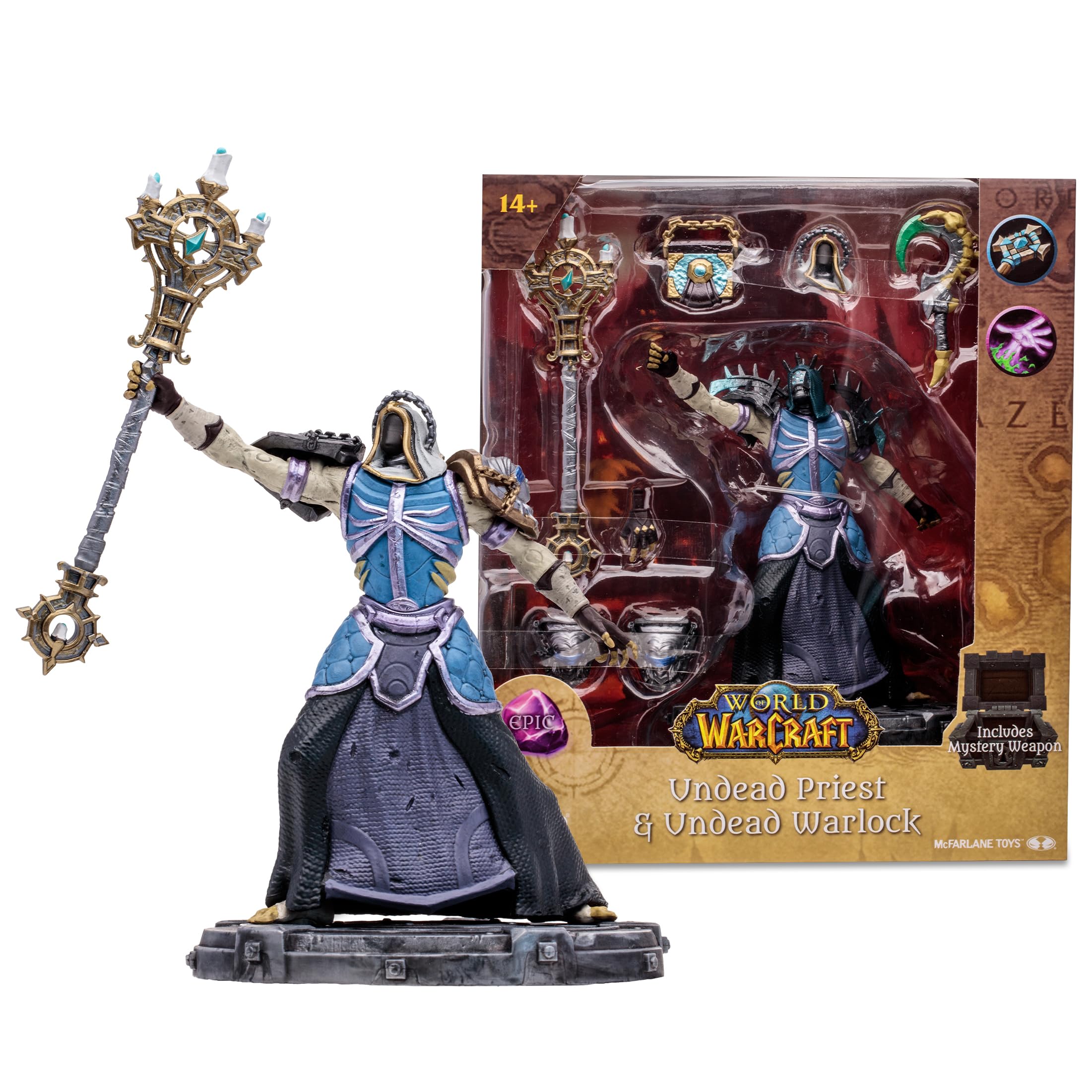 Foto 7 | Figura de Acción Mcfarlane Toys World Of Warcraft Undead 1:12 - Venta Internacional
