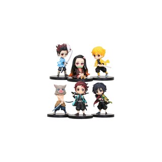 Foto 1 | Figuras de Acción Kimetsu No Yaiba 7 Cm Juego de 6 - Venta Internacional