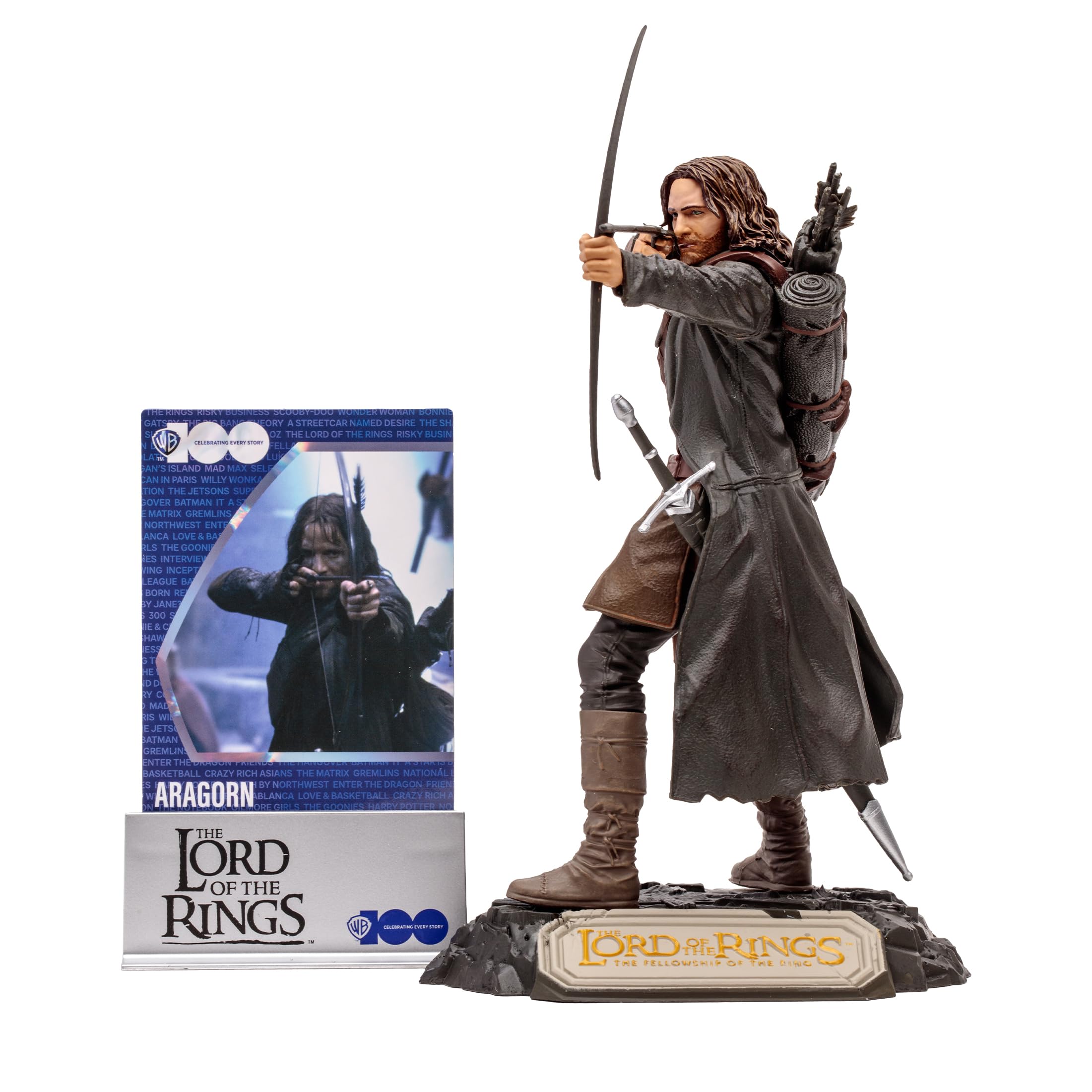 Foto 5 pulgar | Figura de Acción Mcfarlane Toys Wb 100 Aragorn 15 cm El Señor de los Anillos - Venta Internacional