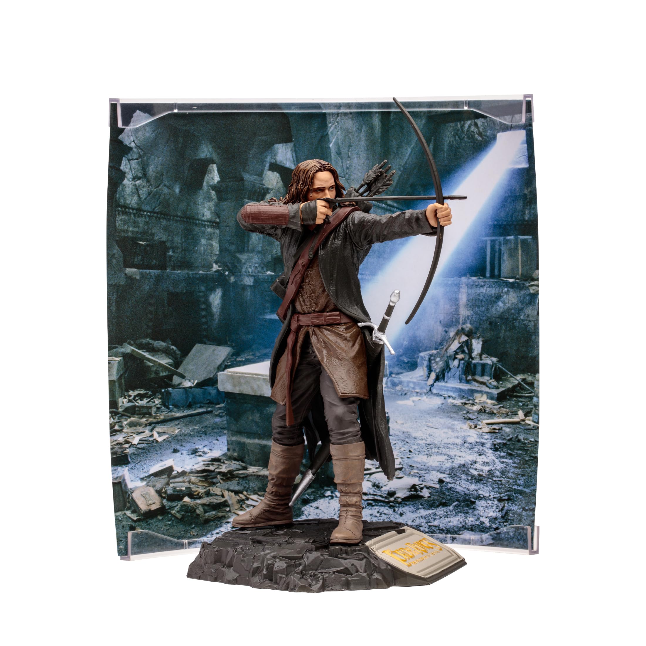 Foto 5 | Figura de Acción Mcfarlane Toys Wb 100 Aragorn 15 cm El Señor de los Anillos - Venta Internacional