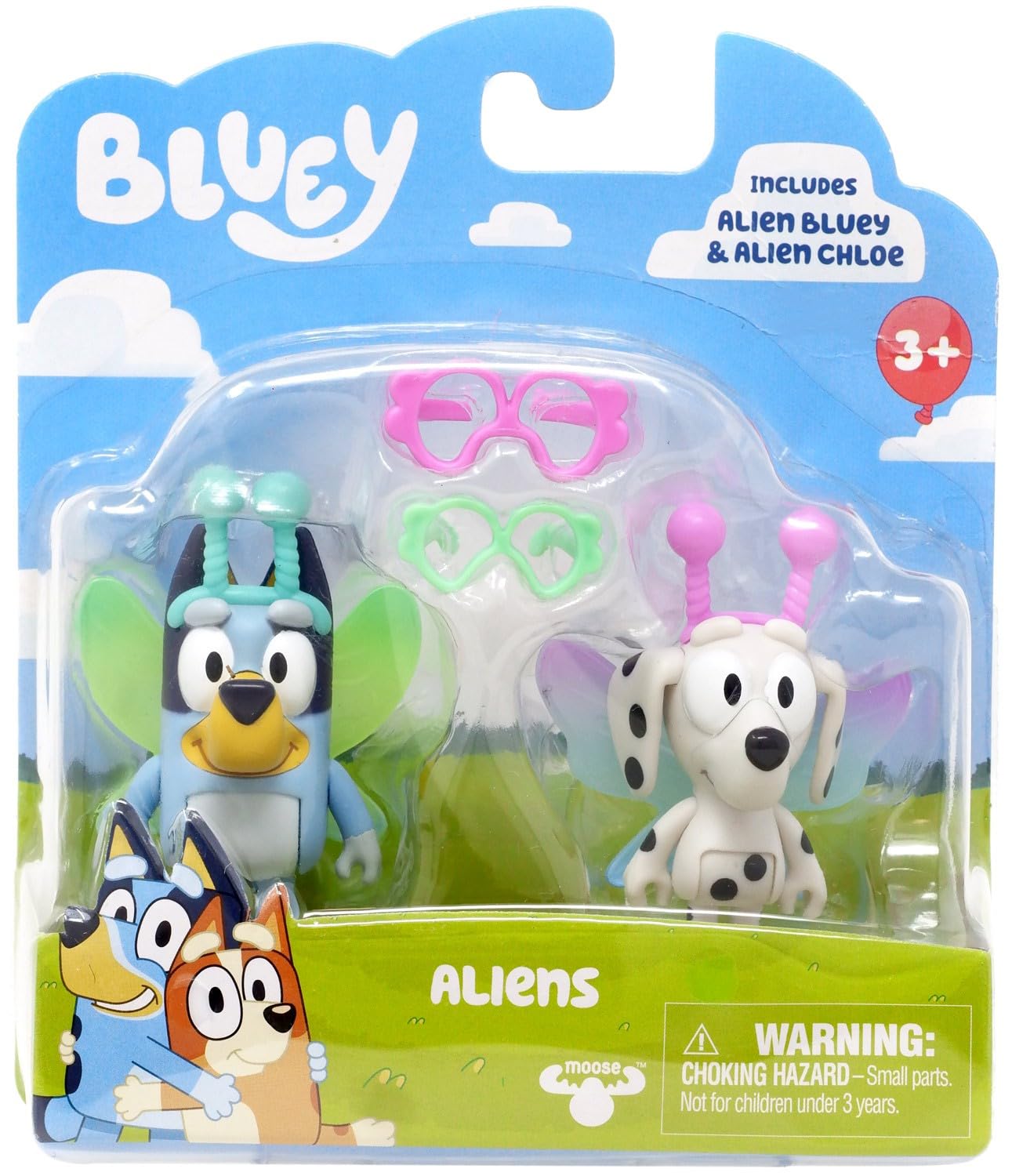 Foto 2 pulgar | Figure Bluey S10 Aliens Chlo Paquete de 2 con 4 Accesorios - Venta Internacional