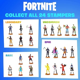 Foto 2 | Set de Sellos para Juguetes de la Colección Fortnite Series 2 Paquetes de 5 Unidades - Venta Internacional