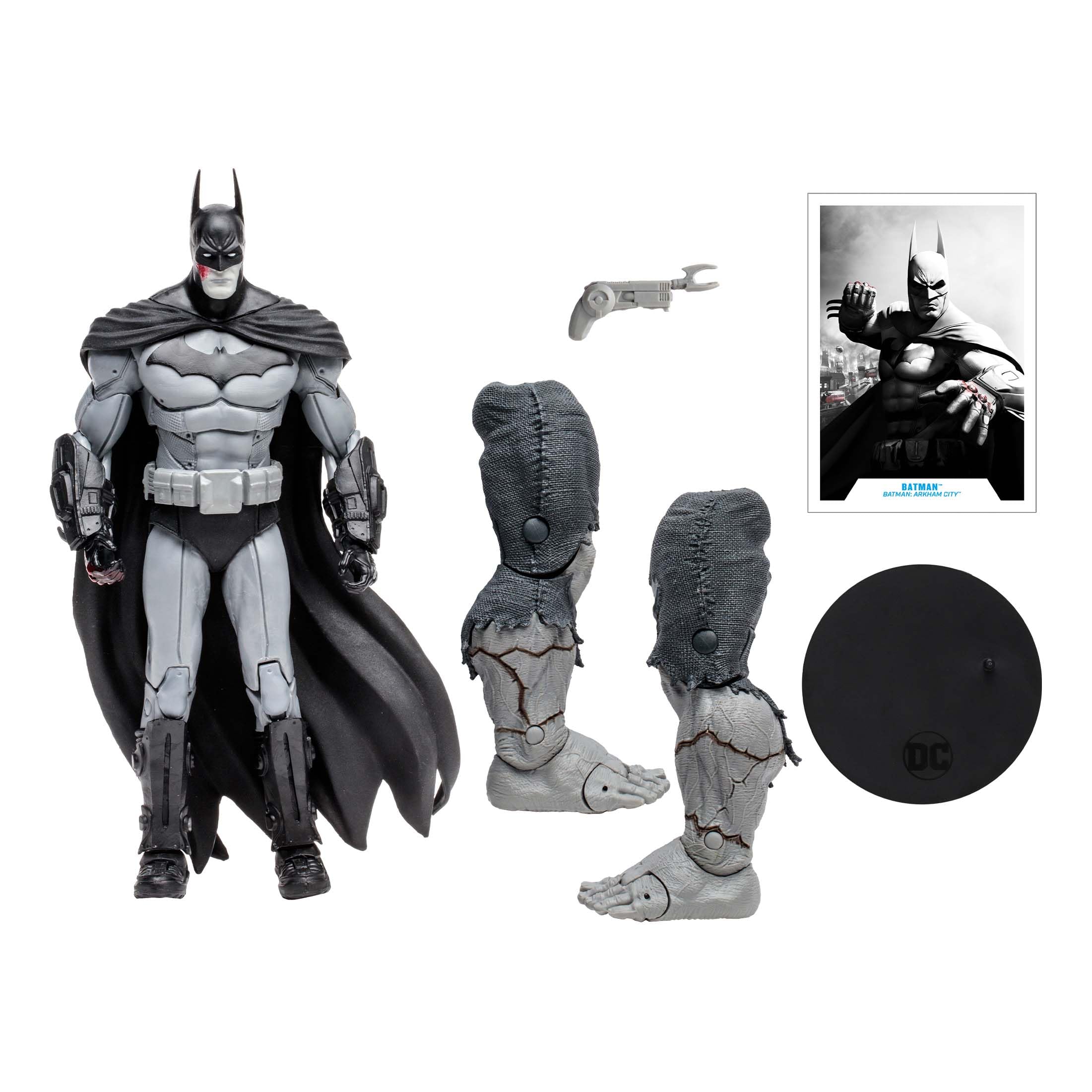 Foto 5 pulgar | Figura de Acción Mcfarlane Batman Arkham City 7 B&w Dc Multiverse - Venta Internacional