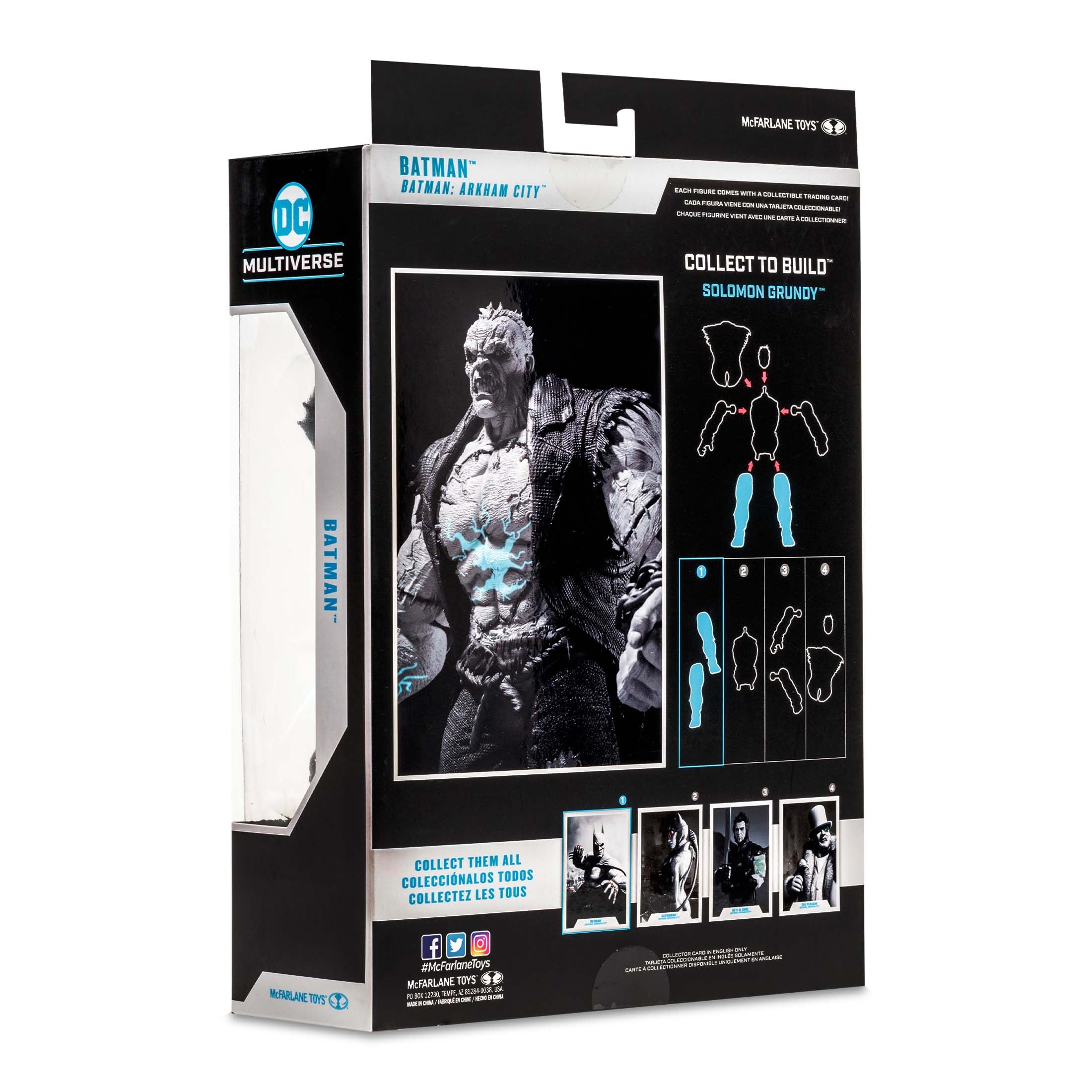 Foto 8 pulgar | Figura de Acción Mcfarlane Batman Arkham City 7 B&w Dc Multiverse - Venta Internacional