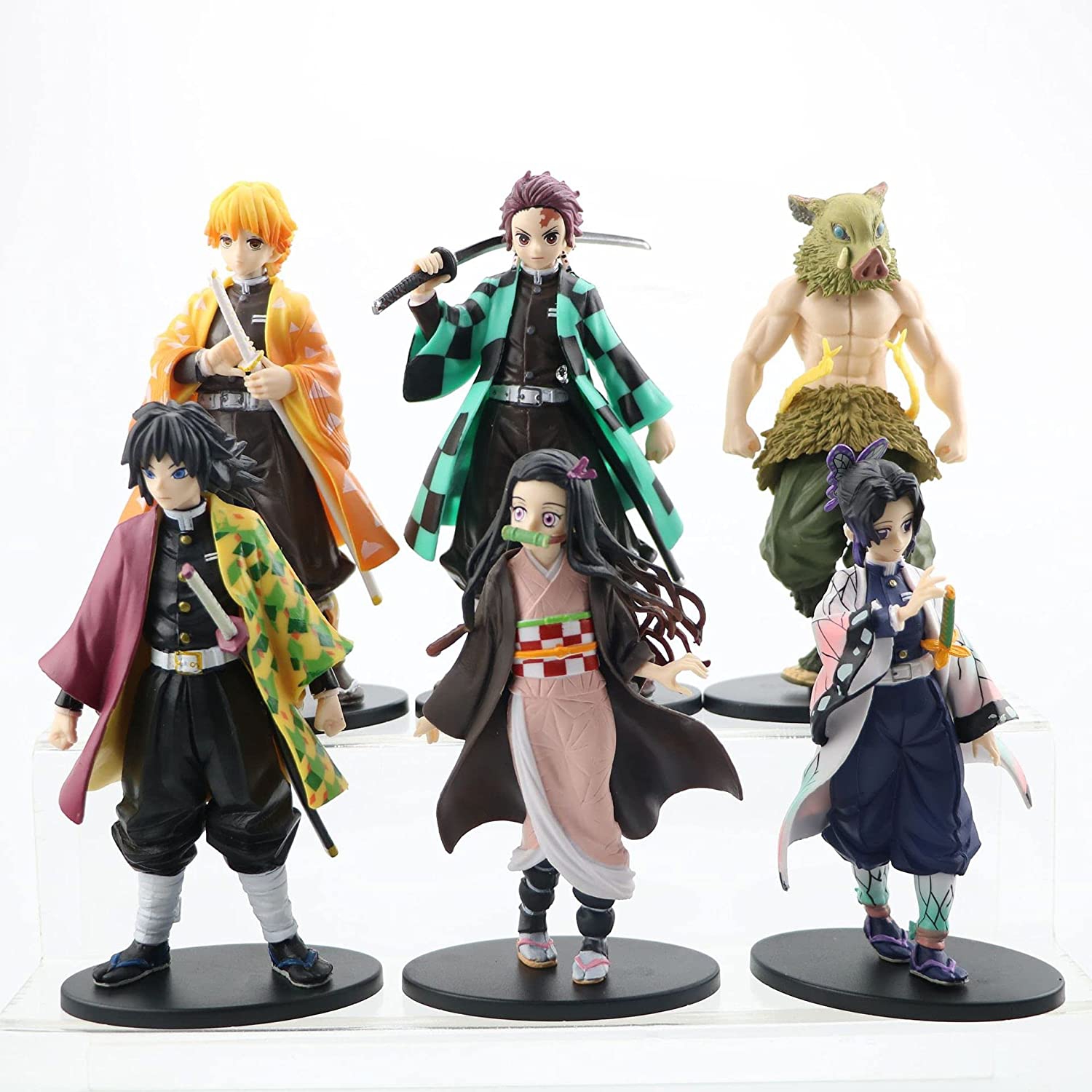 Kit de Figuras de Colección Anime  6 Piezas Demon Slayer - Venta Internacional