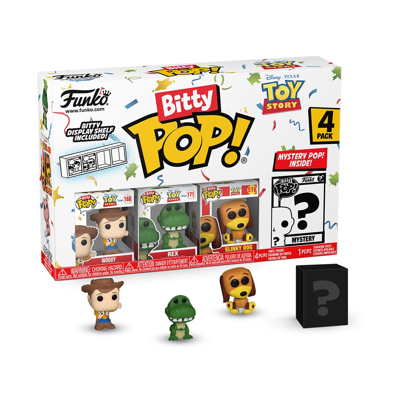 Funko Bitty Pop! Toy Story Paquete de 4 Minifiguras - Venta Internacional