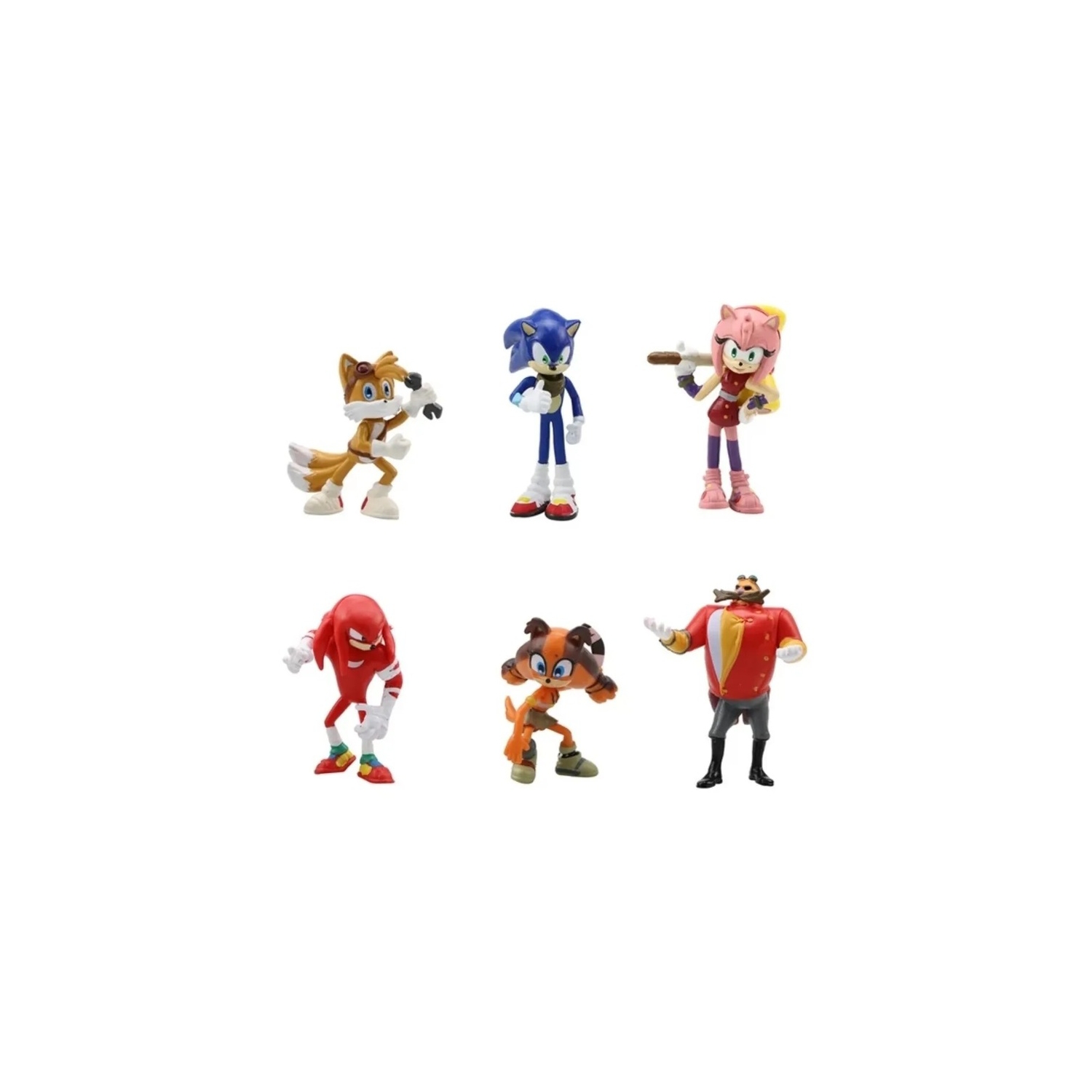 Set de Figuras de Acción Sonic de 6 a 7 cm de Altura 6 Unidades - Venta Internacional