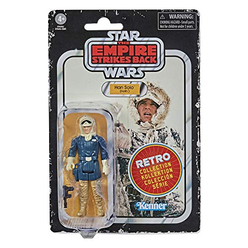 Foto 3 pulgar | Figura De Acción Star Wars Retro Collection Han Solo (hoth) 3.7 - Venta Internacional.