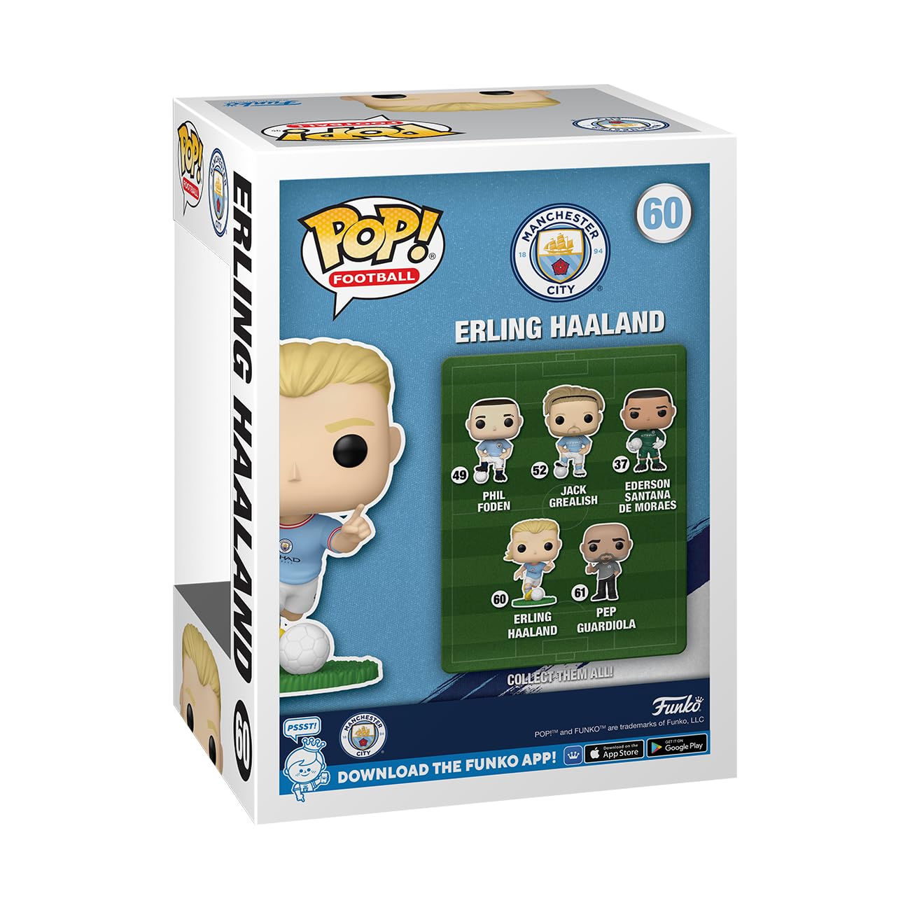 Foto 4 pulgar | Funko Pop! Manchester City Erling Haaland - Venta Internacional