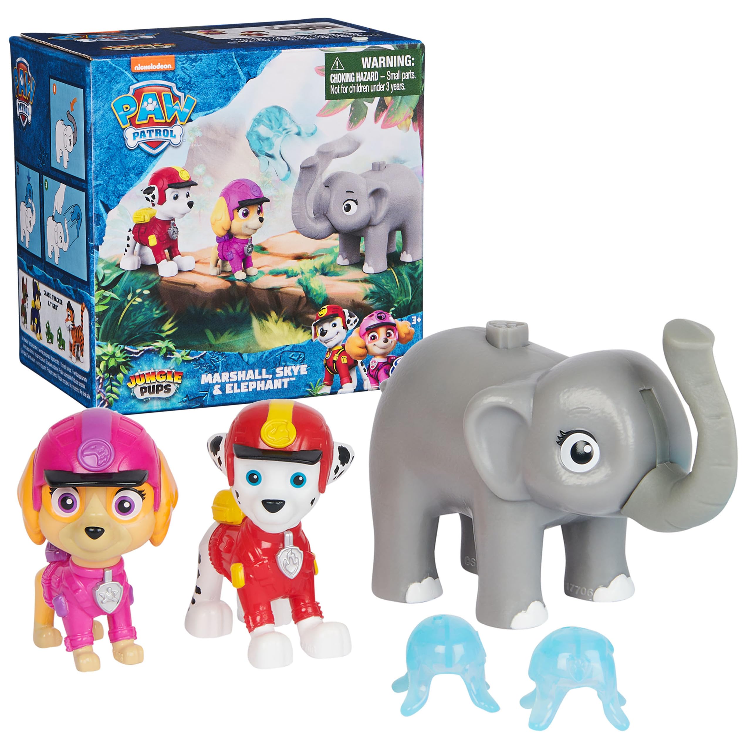 Foto 1 | Figuras de Acción Paw Patrol Jungle Pups Marshall Skye - Venta Internacional