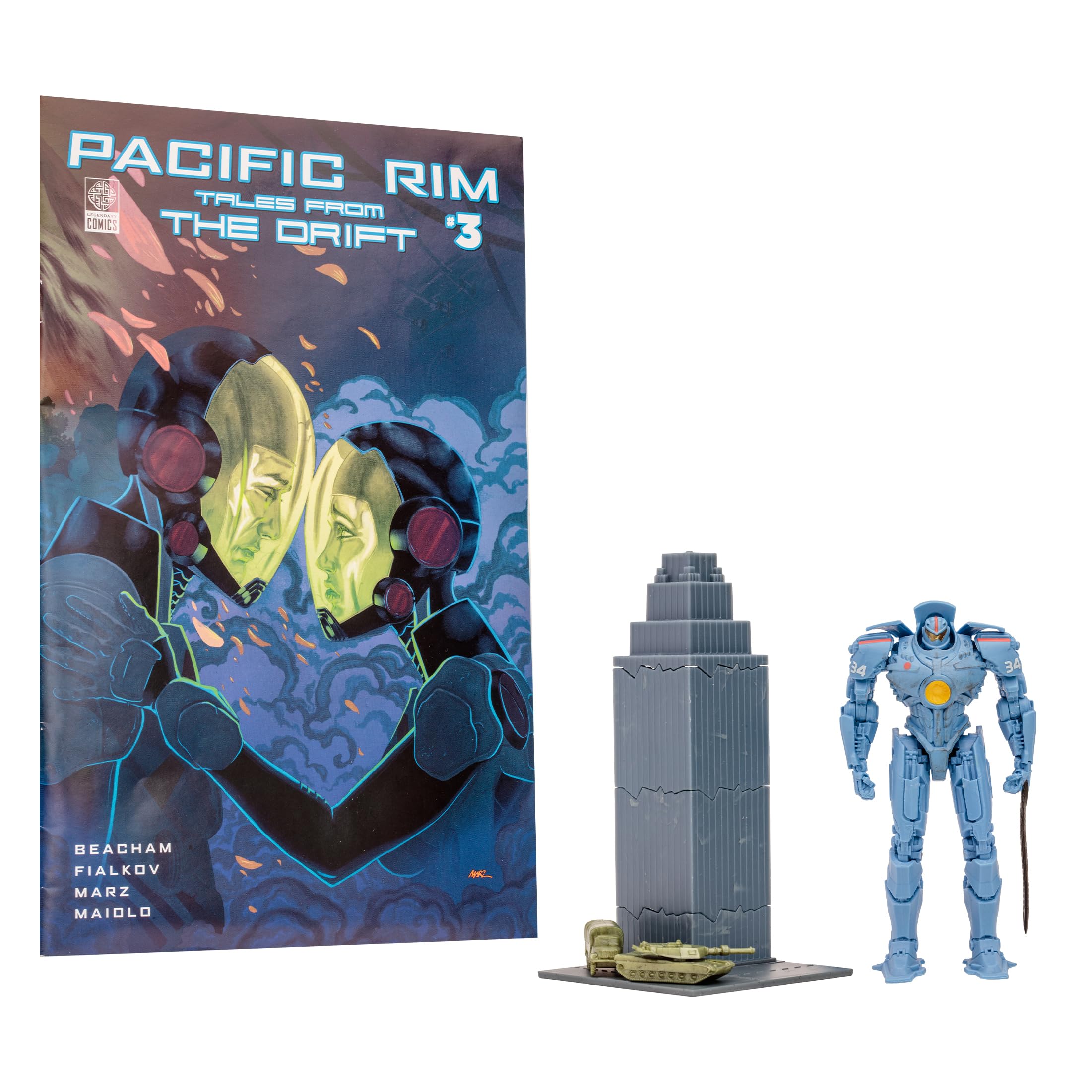Set de Juego para Figuras McFarlane Toys Pacific Rim Gipsy Danger 10 cm - Venta Internacional
