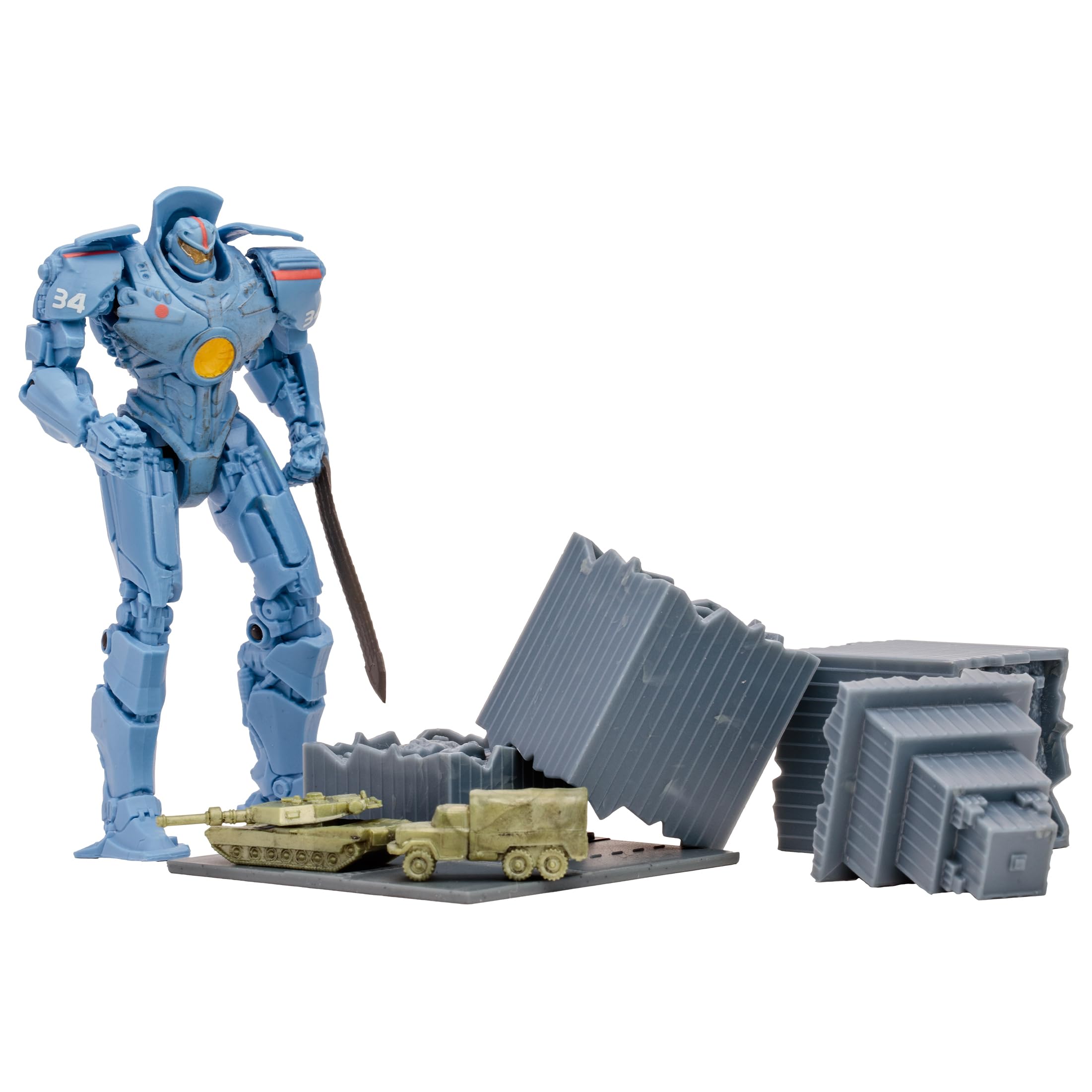 Foto 5 pulgar | Set de Juego para Figuras McFarlane Toys Pacific Rim Gipsy Danger 10 cm - Venta Internacional