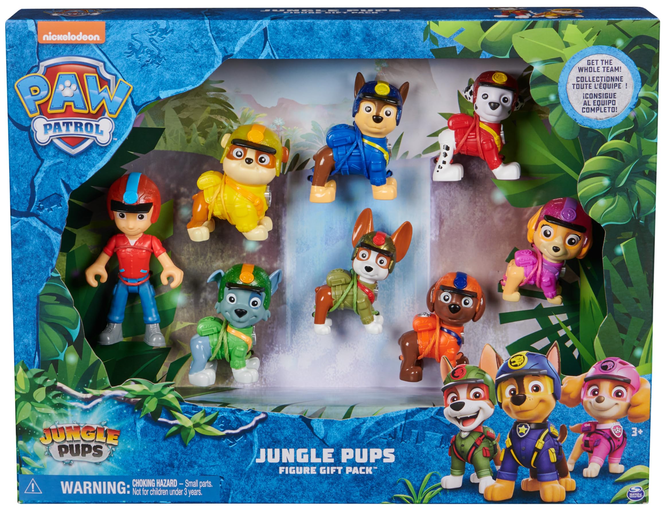 Foto 3 pulgar | Figuras De Acción Paw Patrol Jungle Pups Paquete De Regalo Para Niños Mayores De 3 Años - Venta Internacional