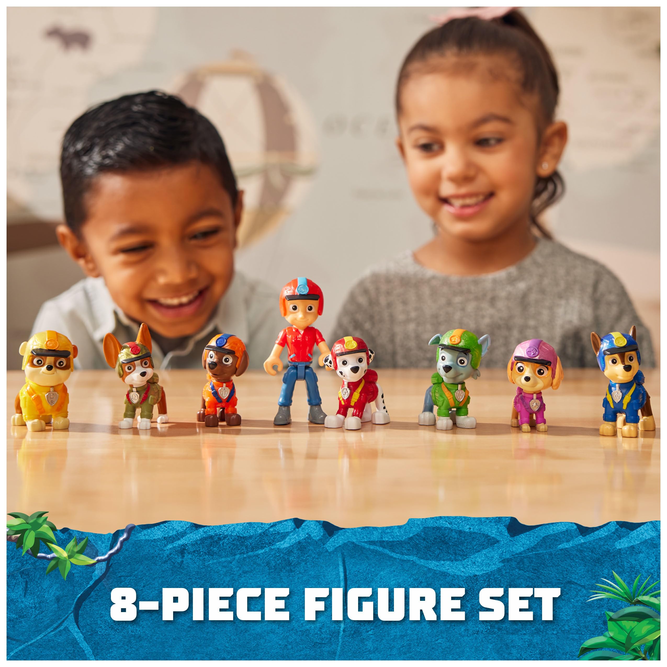 Foto 4 pulgar | Figuras De Acción Paw Patrol Jungle Pups Paquete De Regalo Para Niños Mayores De 3 Años - Venta Internacional